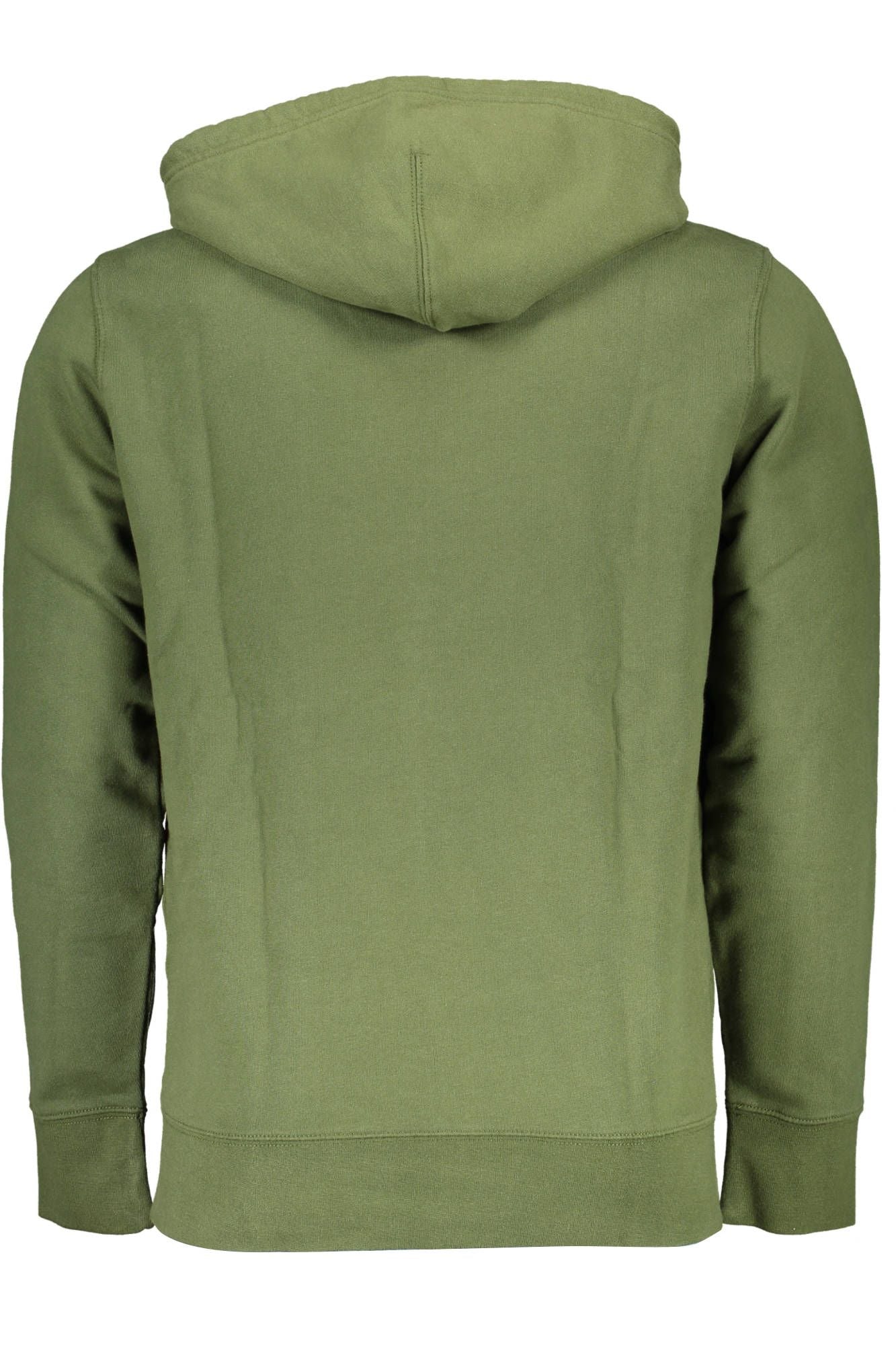 Green Cotton Men Sweater