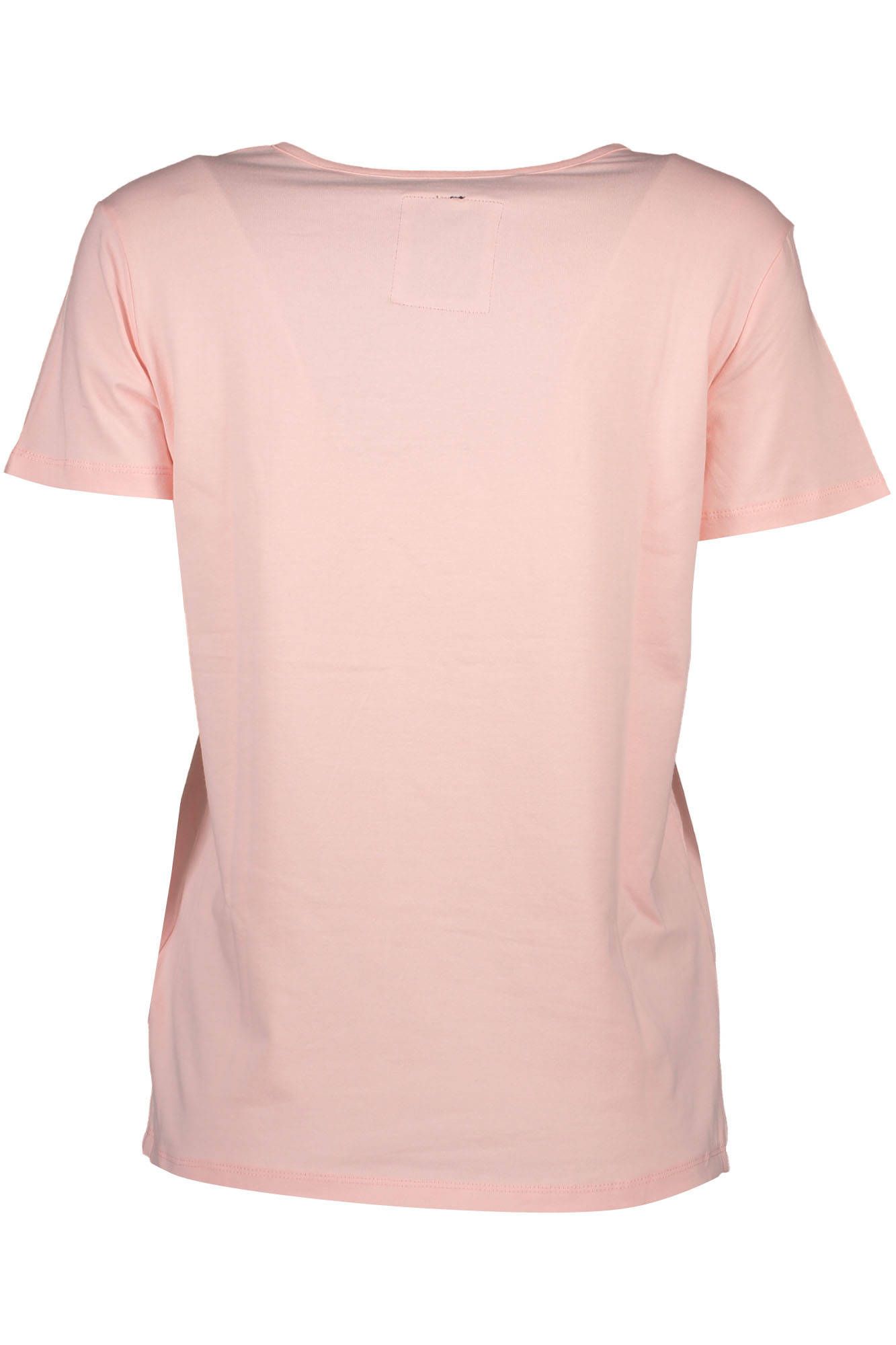 Pink Cotton Women T-Shirt