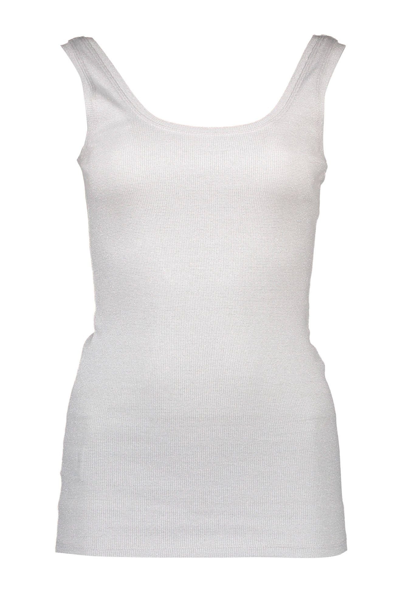 White Cotton Women Tank Top