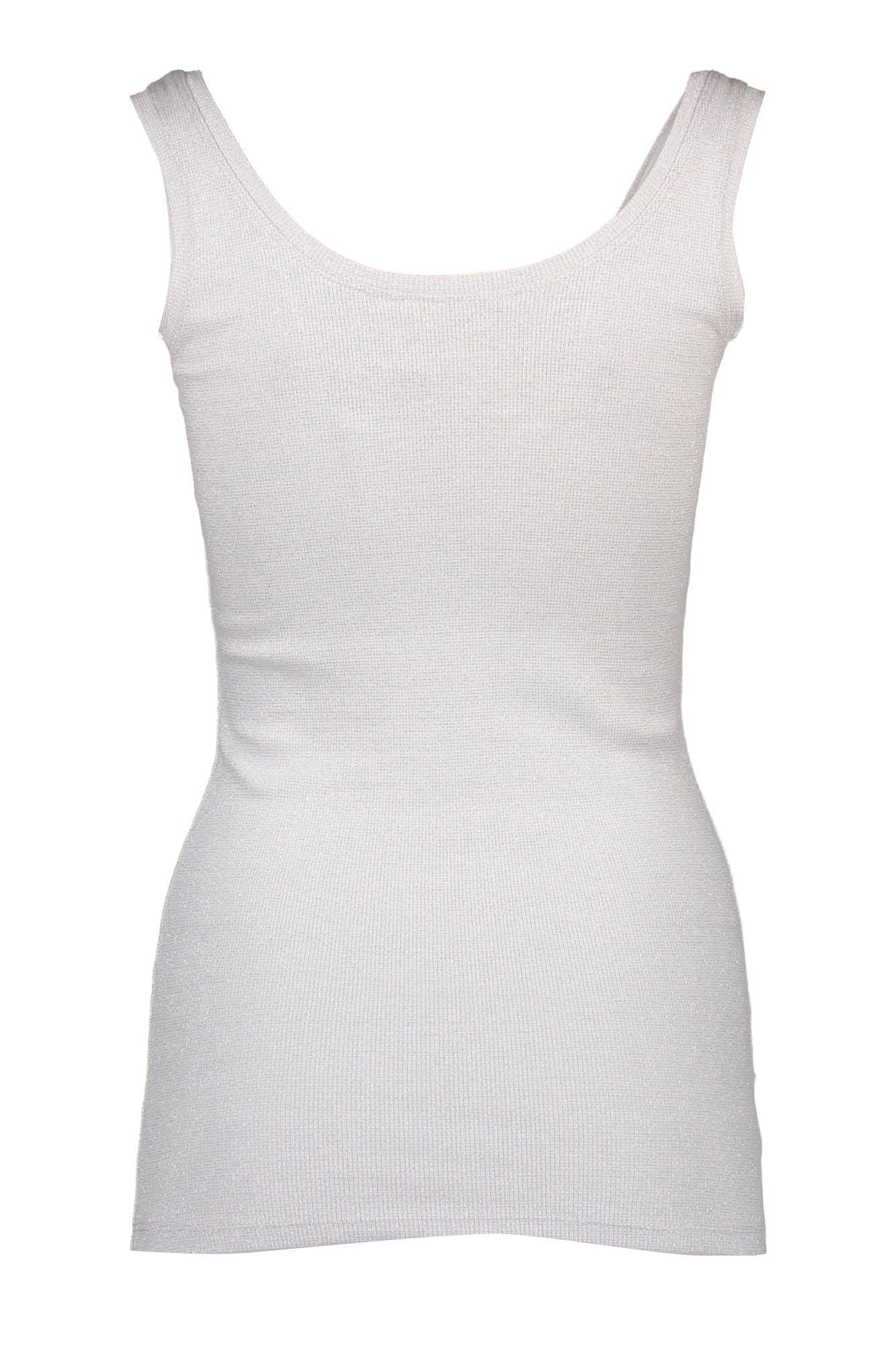 White Cotton Women Tank Top