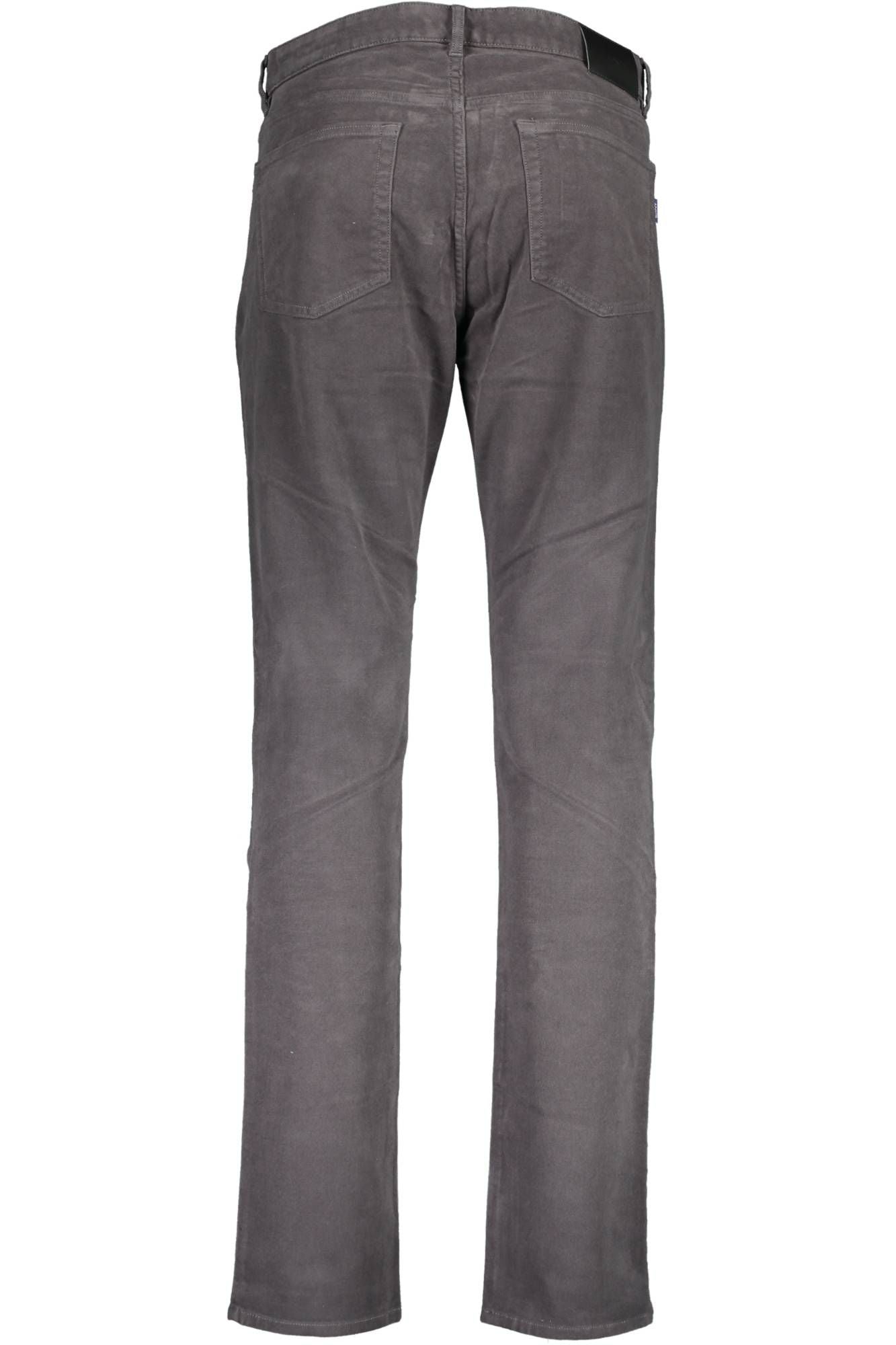 Gray Cotton Men's Pant