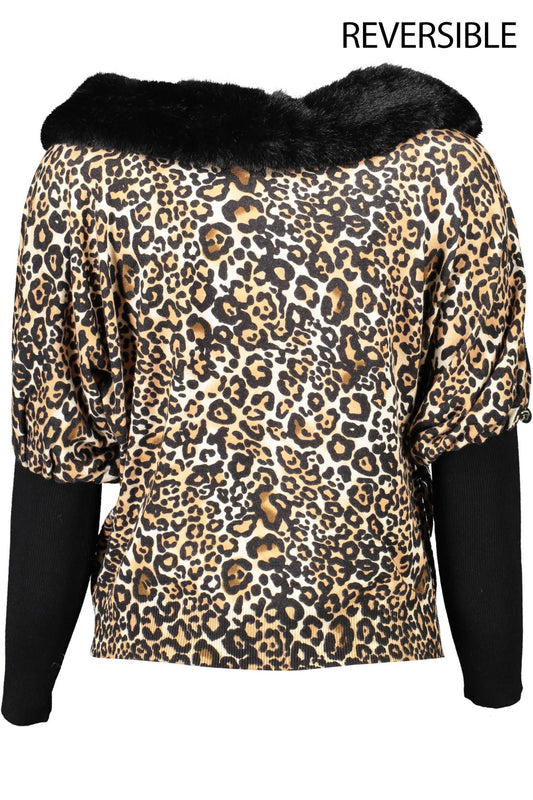 Black Viscose Women Sweater