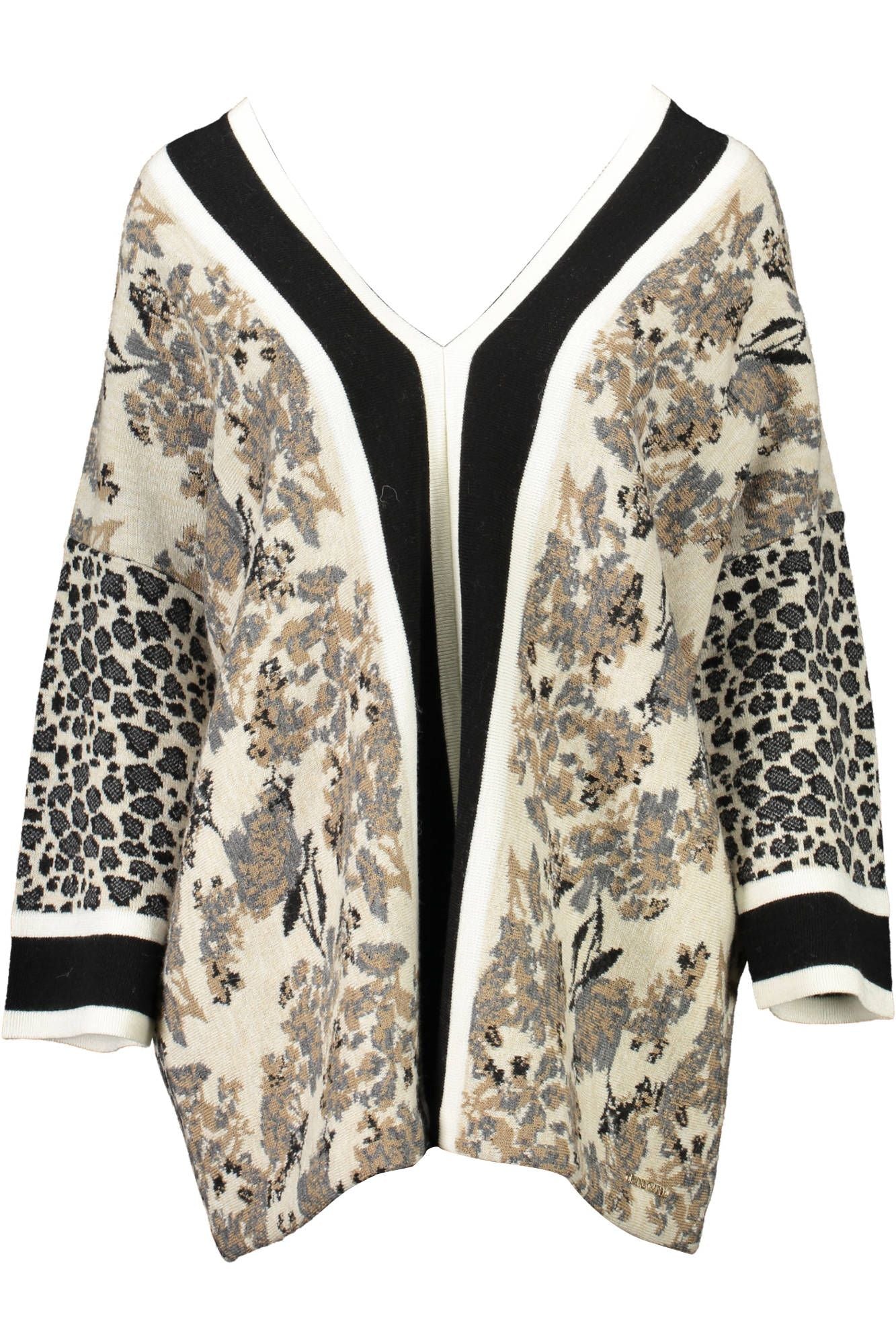 Beige Wool Women Sweater