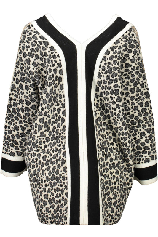 Beige Wool Women Sweater