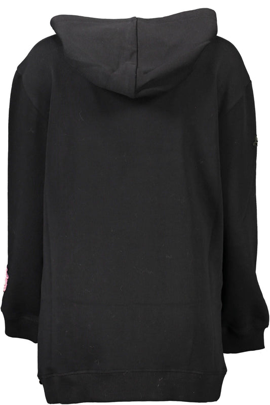 Black Cotton Women Sweater