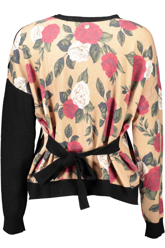 Beige Cotton Women Sweater