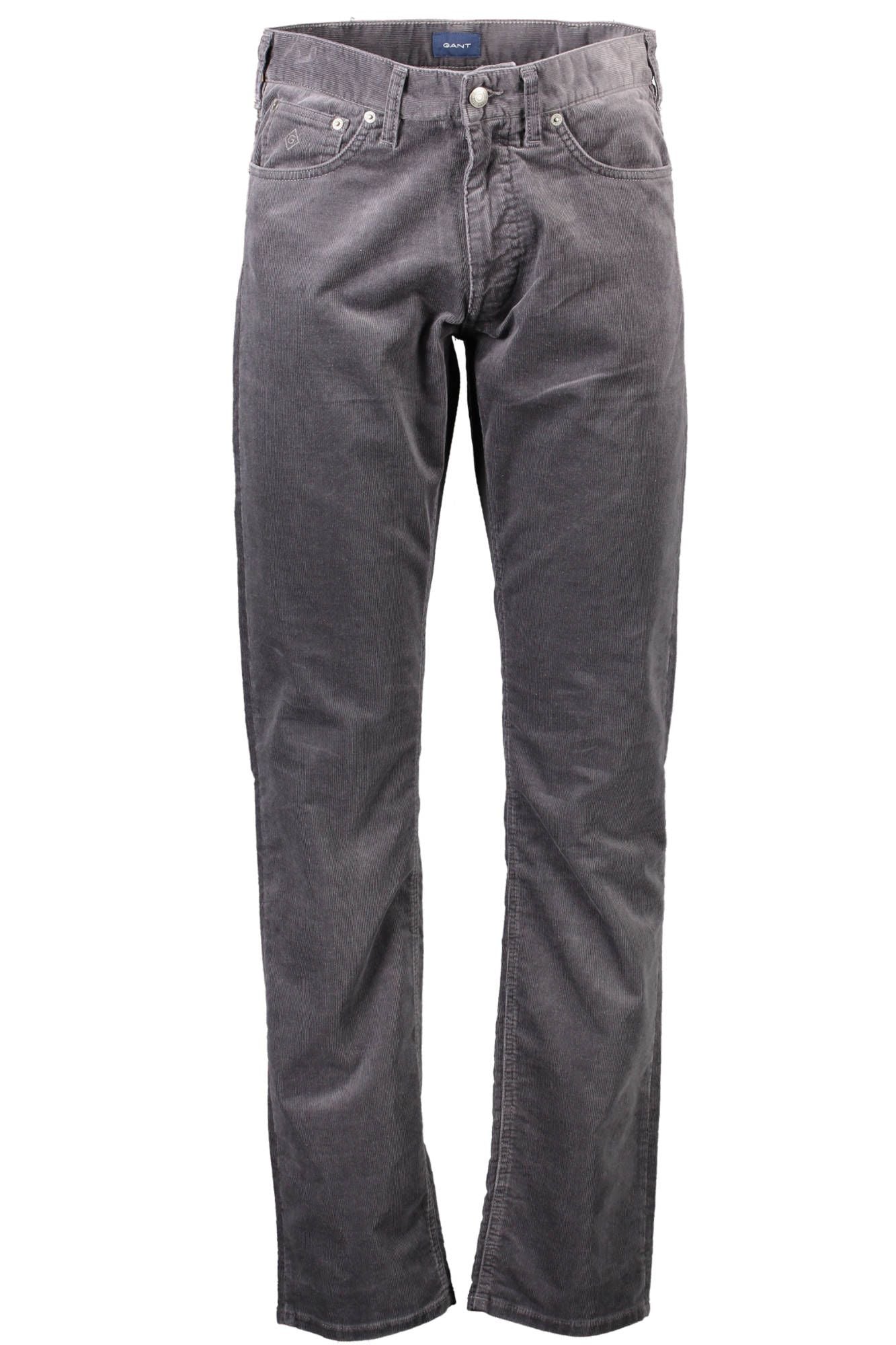 Gray Cotton Men Pant