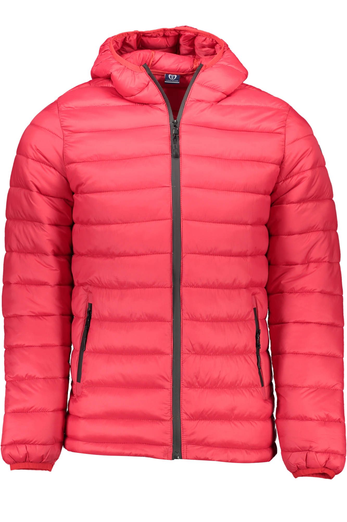 Red Polyester Men's Jacket