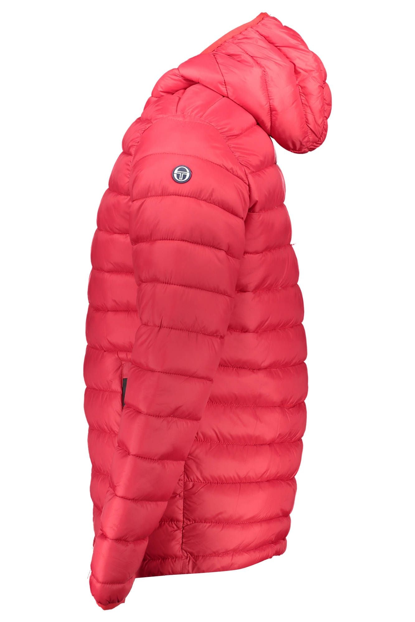 Red Polyester Men's Jacket