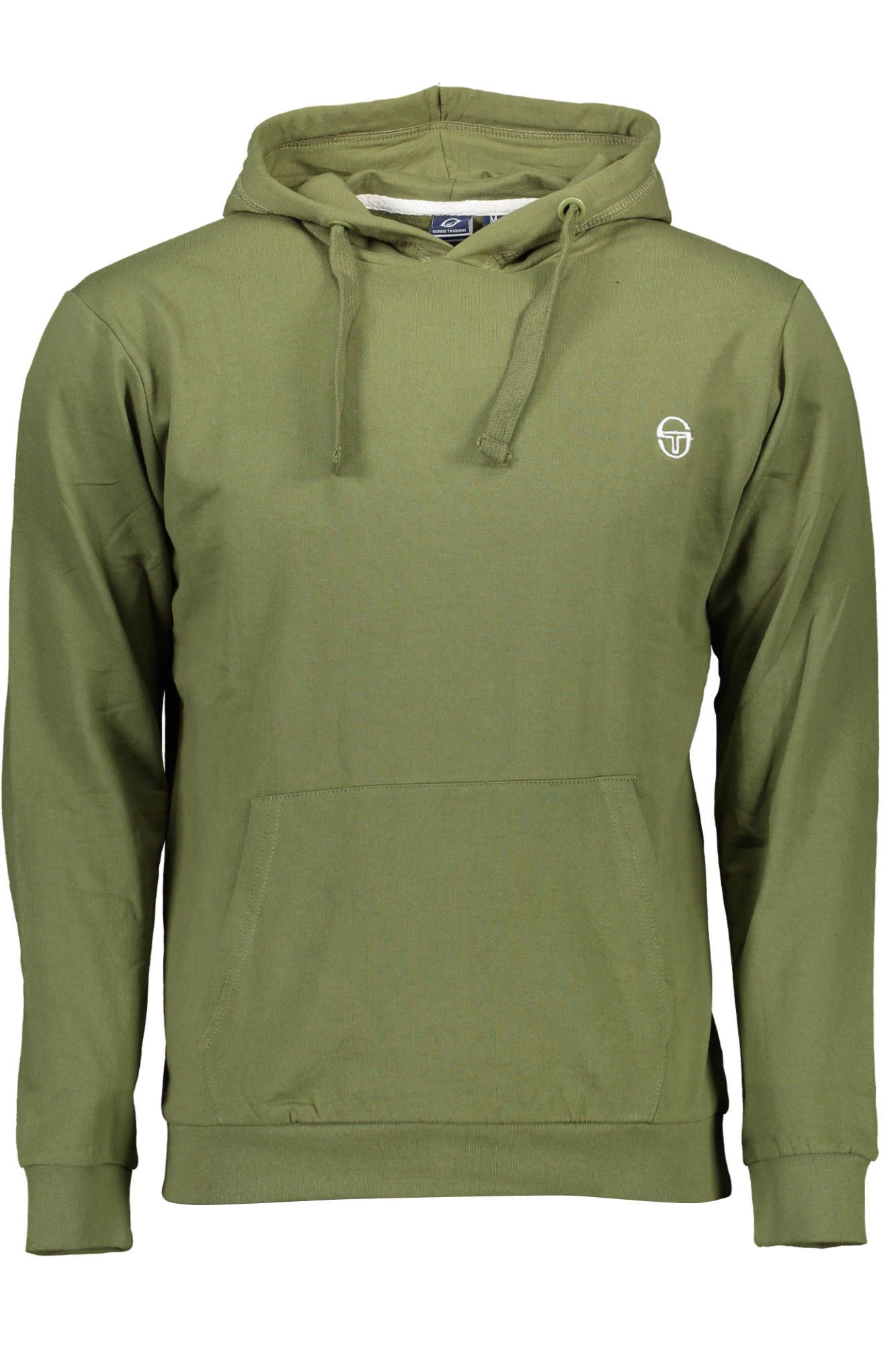 Green Cotton Men Sweater