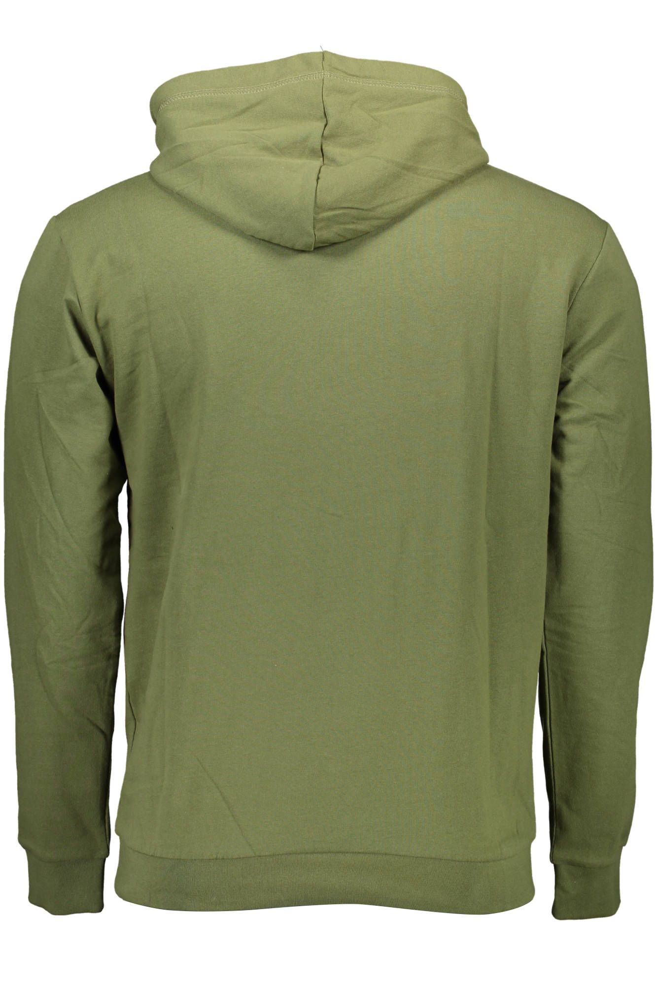 Green Cotton Men Sweater
