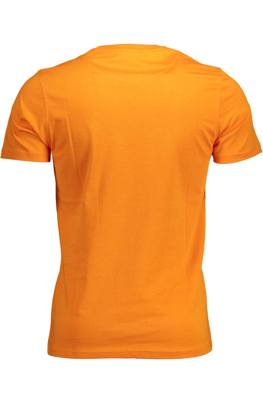 Orange Cotton Men TShirt