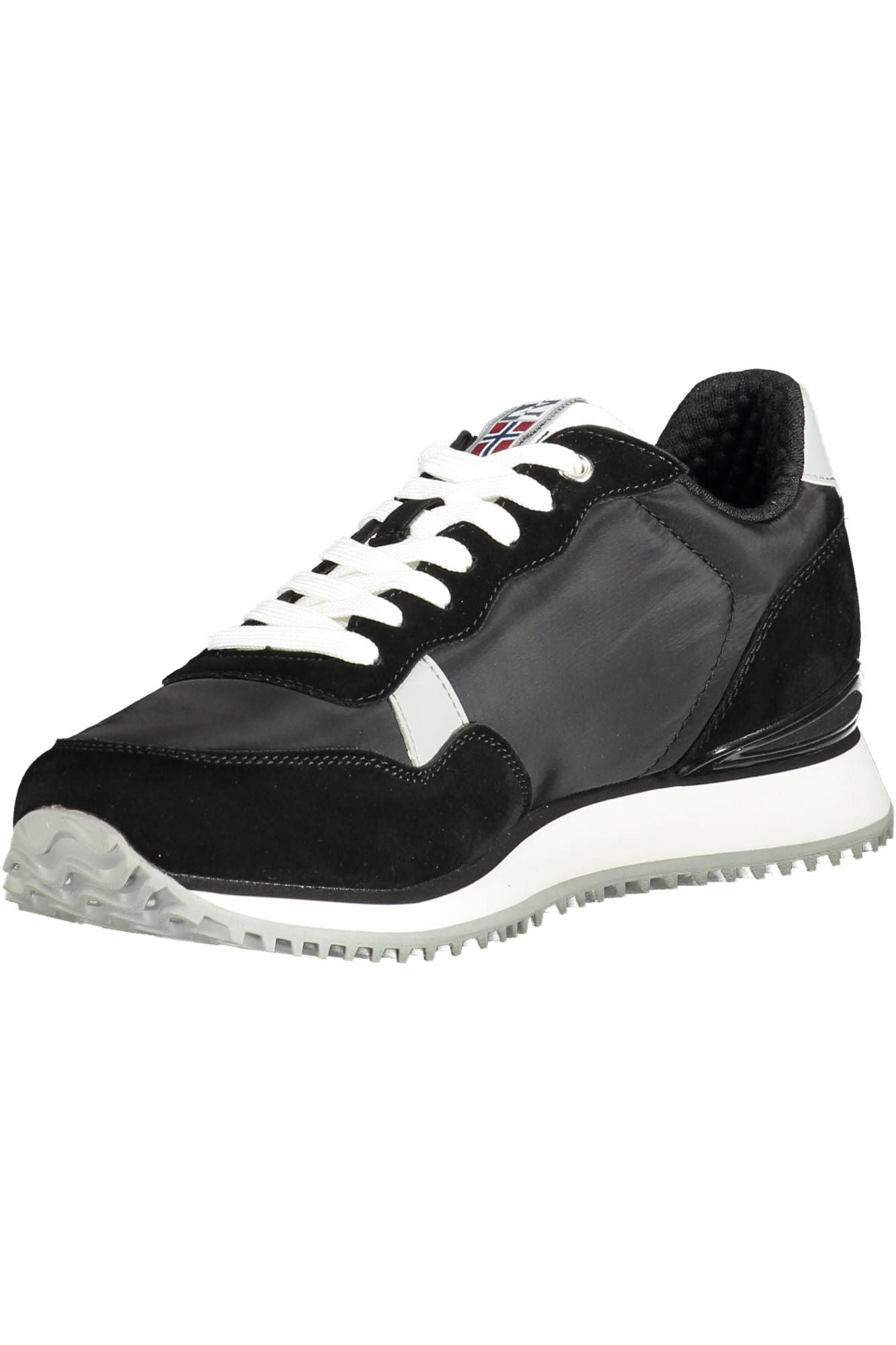 Black Leather Men Sneaker