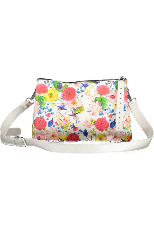 White Polyurethane Women Handbag