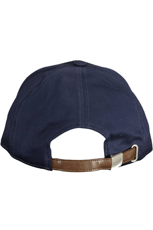 Blue Cotton Men Cap