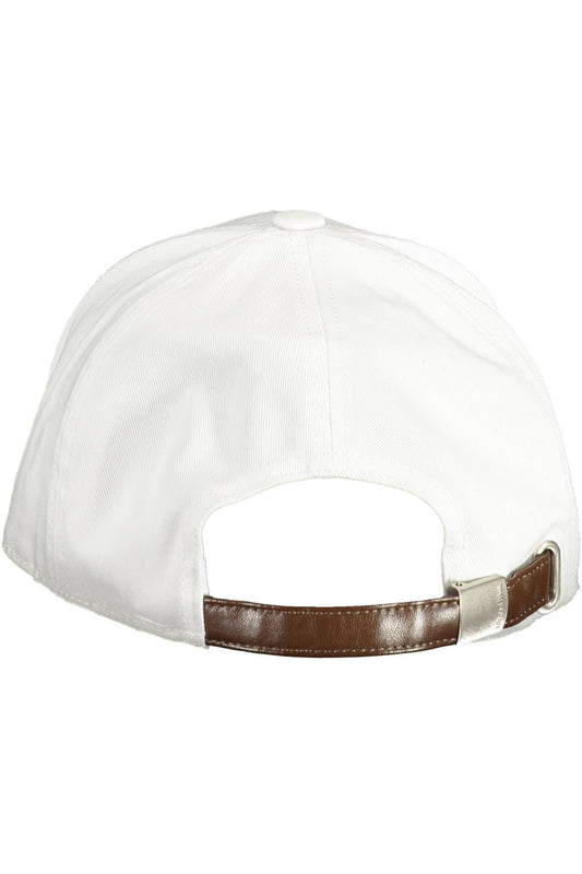 White Cotton Men Cap