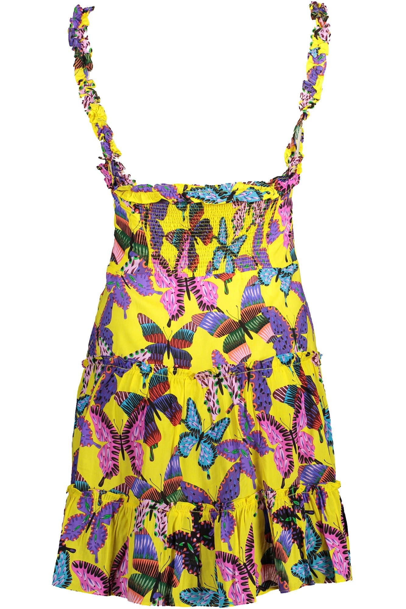 Yellow Viscose Women Dress