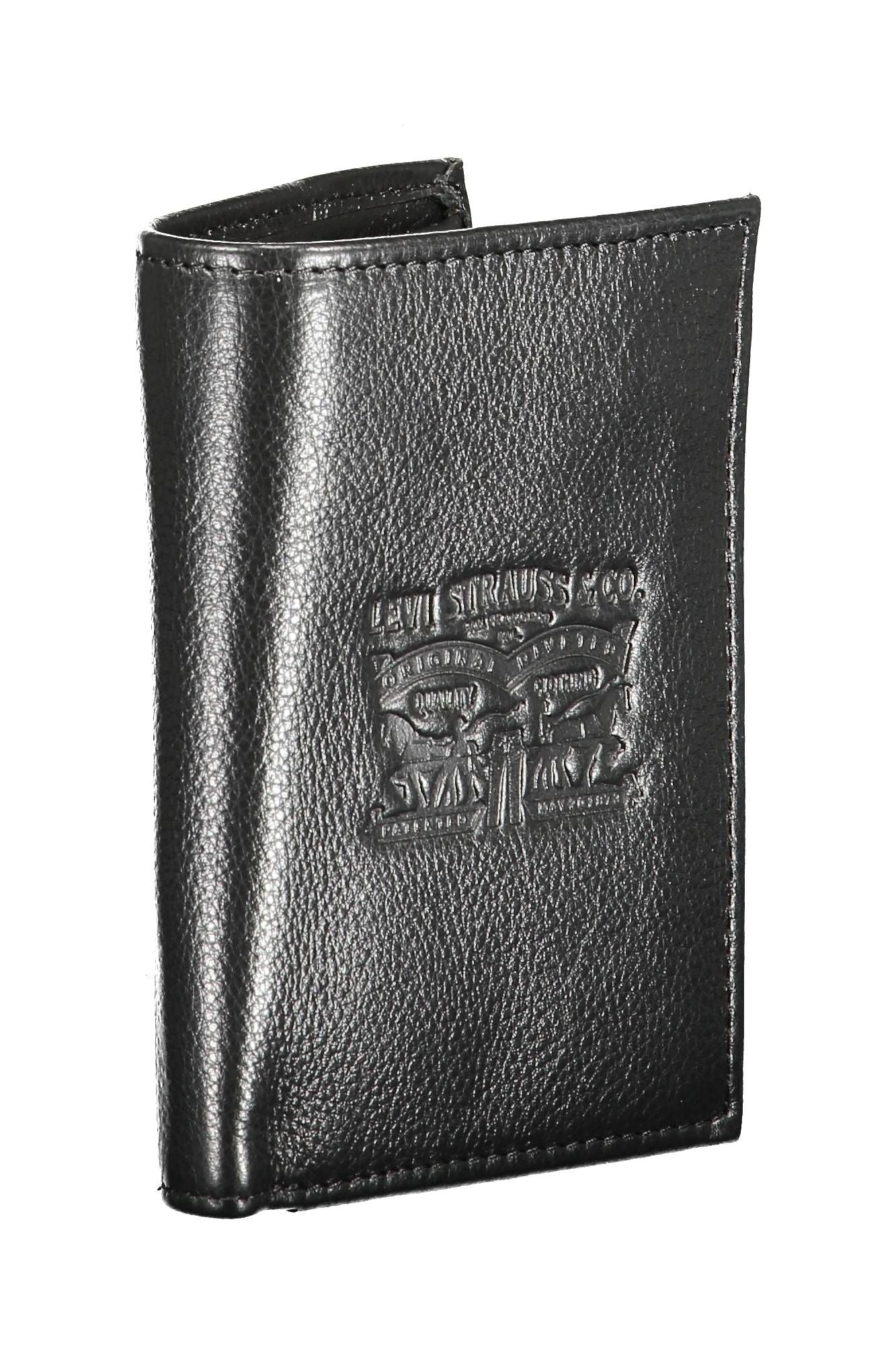 Black Leather Men Wallet
