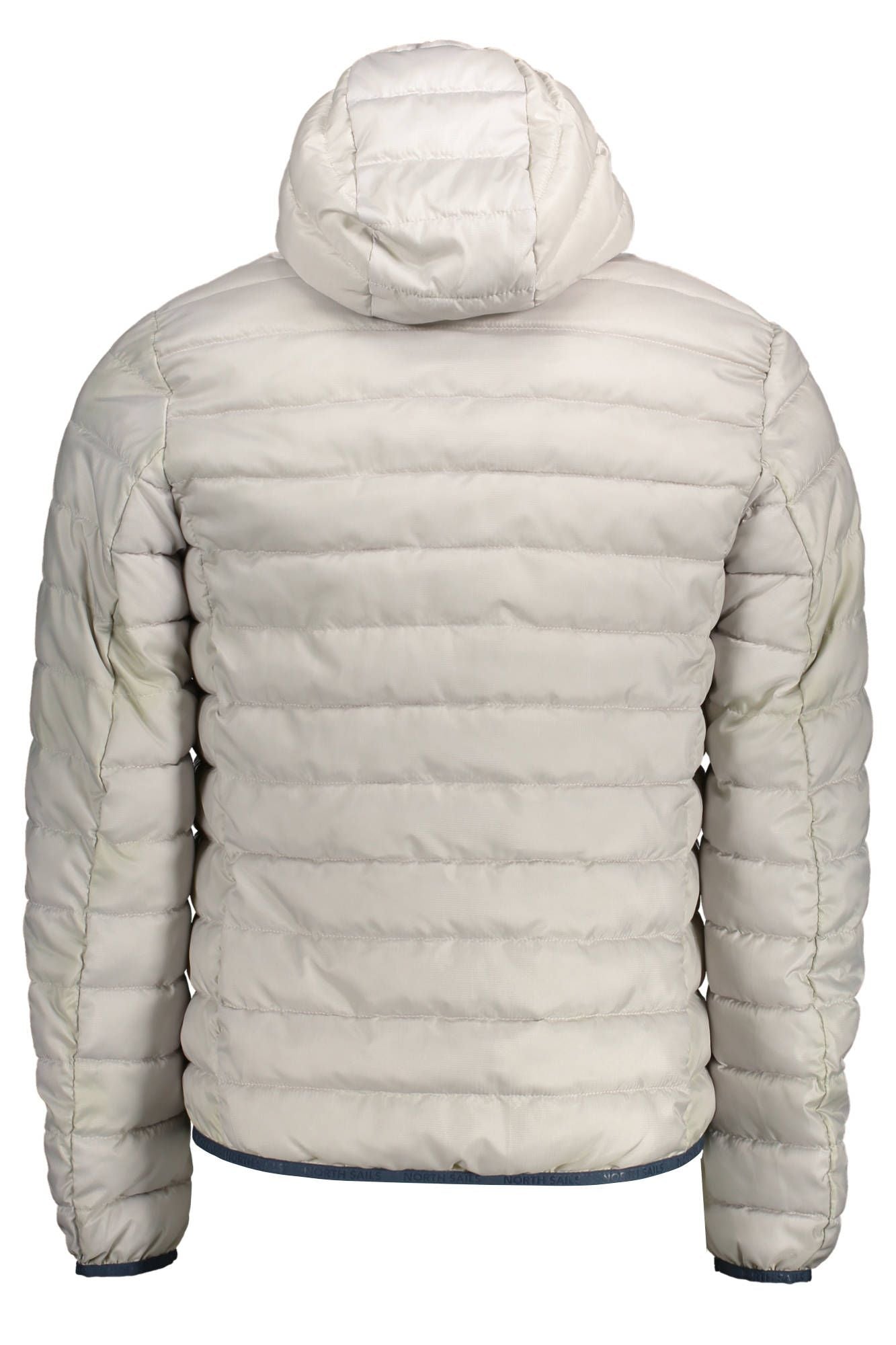 Gray Polyester Men Jacket