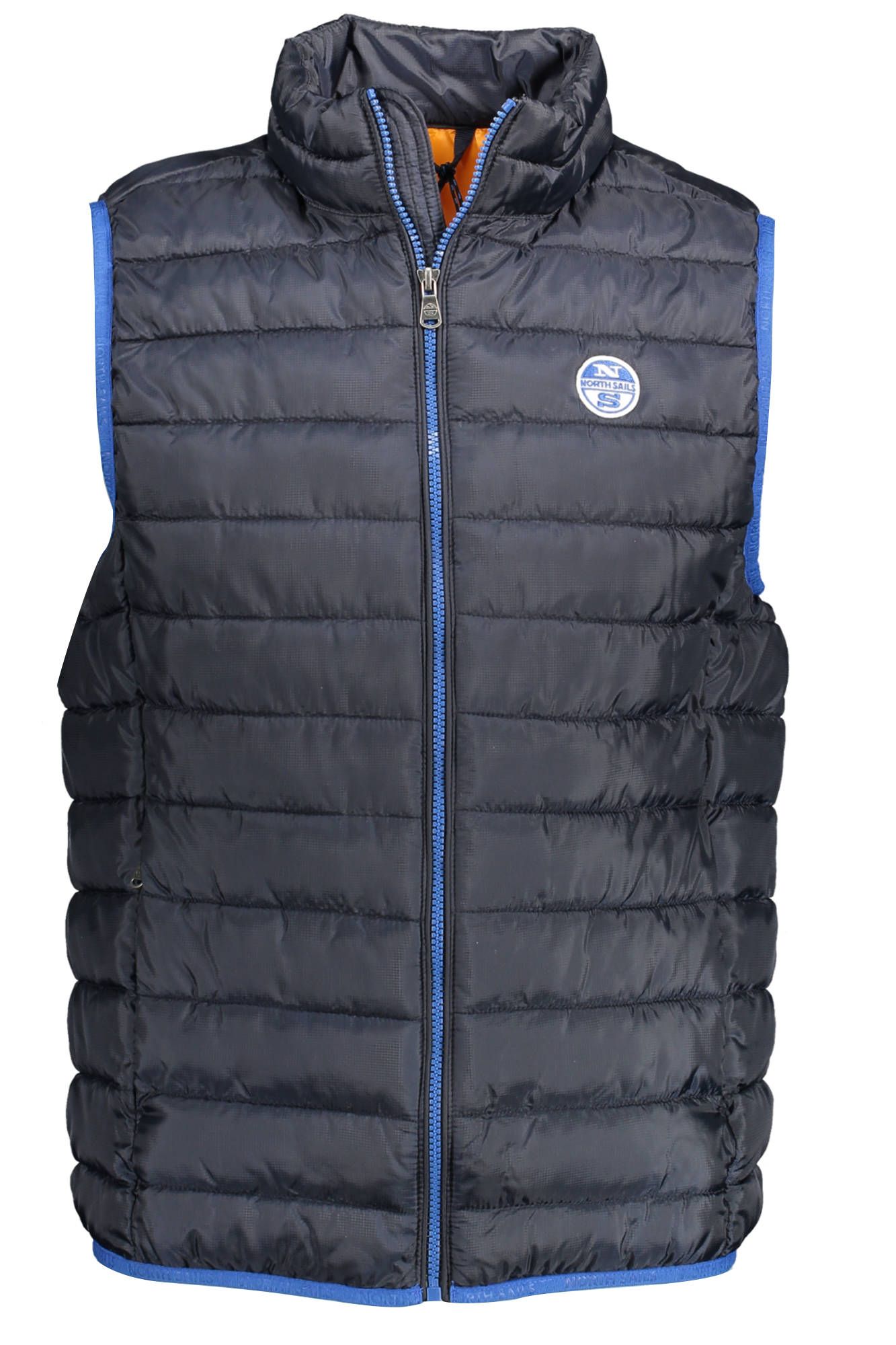 Blue Polyester Men Jacket