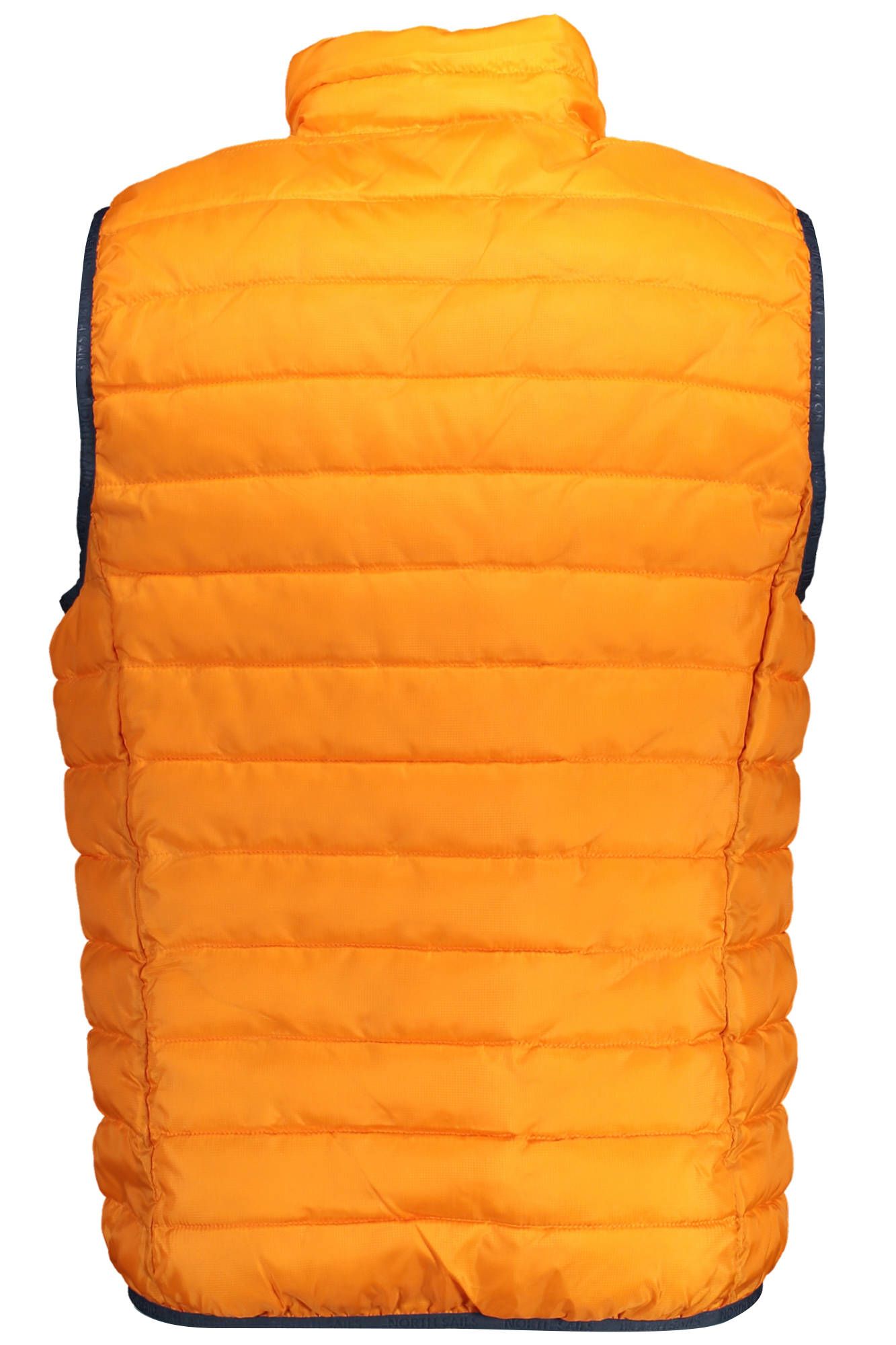 Orange Polyester Men Jacket