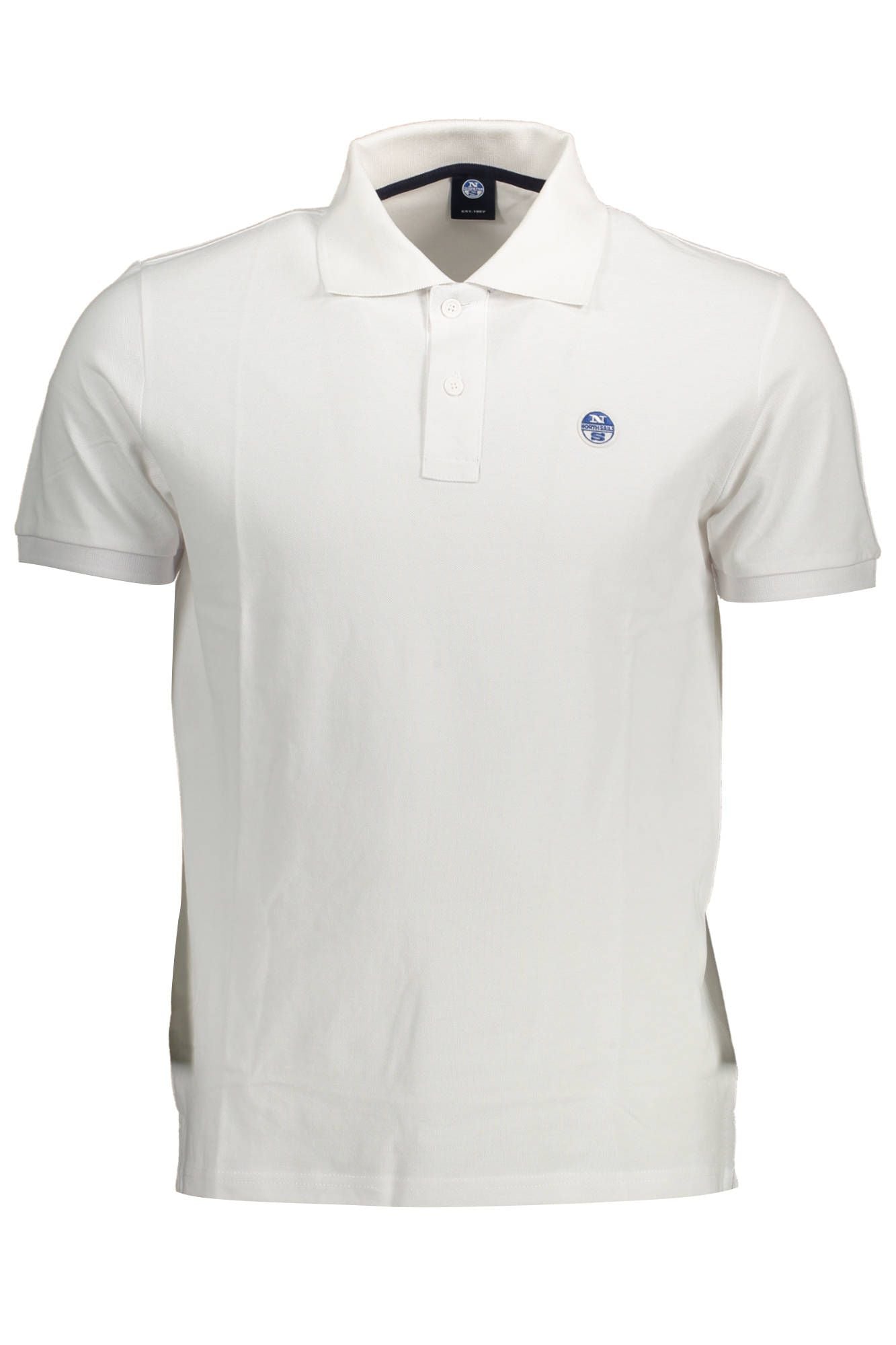 White Cotton Men Polo