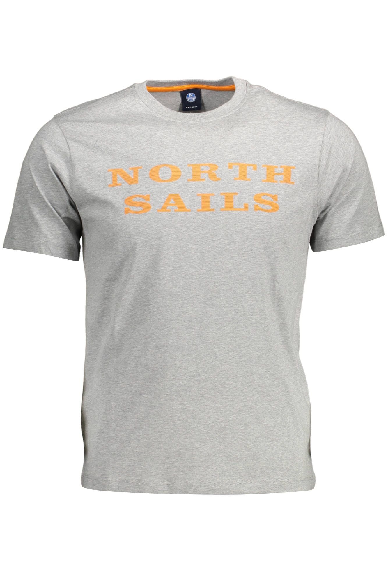 Gray Cotton Men TShirt