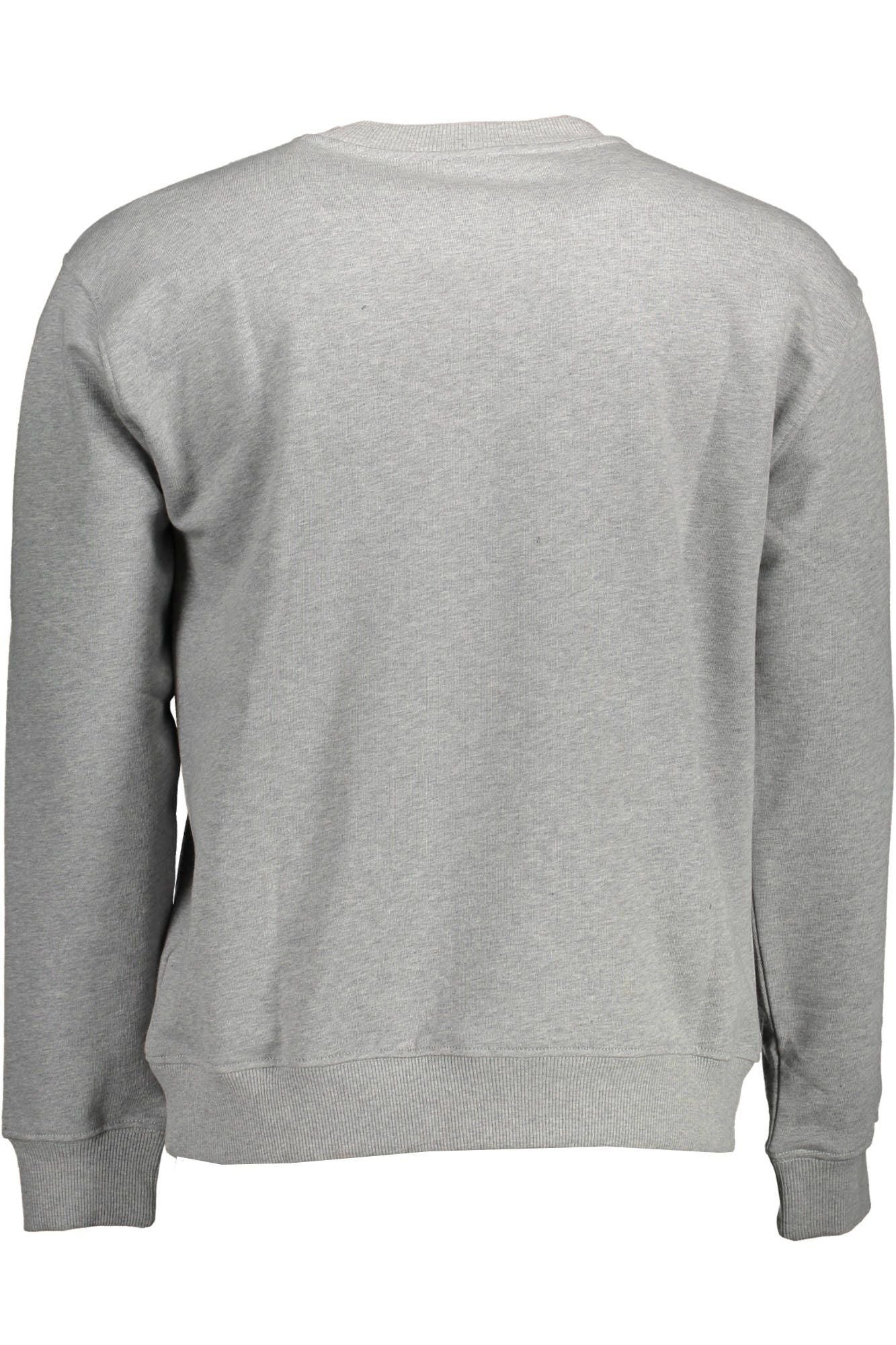 Gray Cotton Men Sweater
