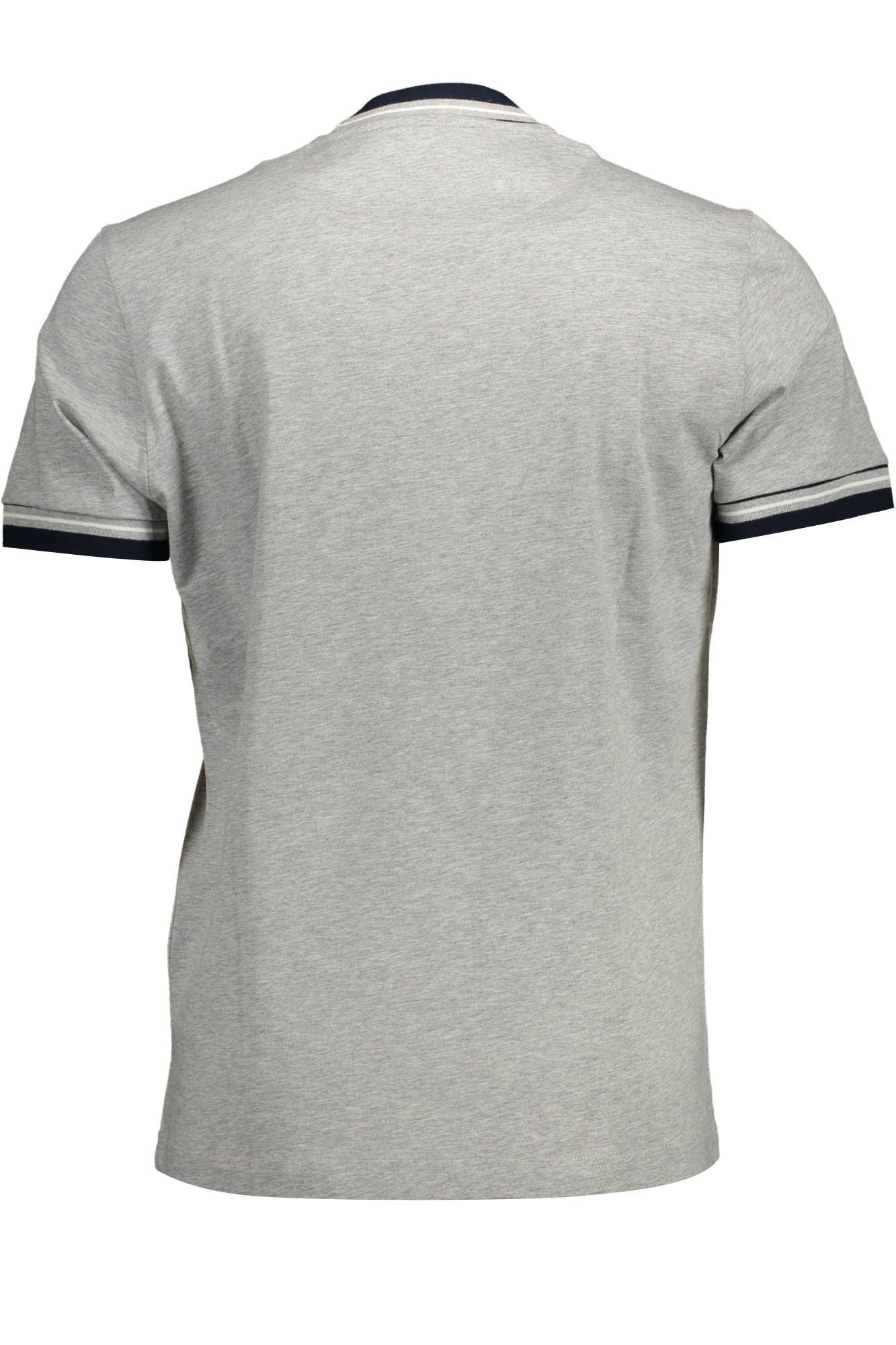 Gray Cotton Men T-Shirt
