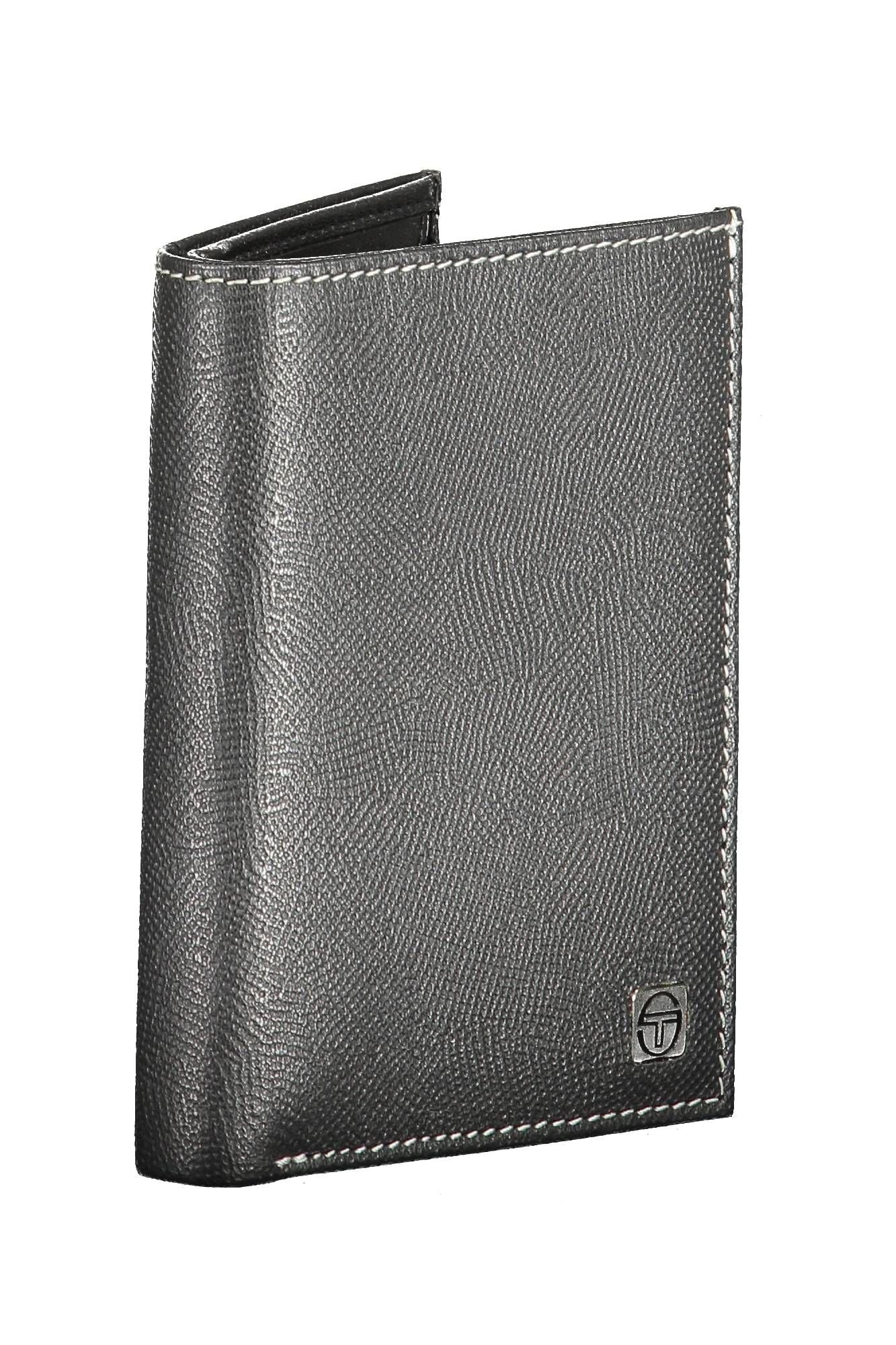 Black Leather Men Wallet