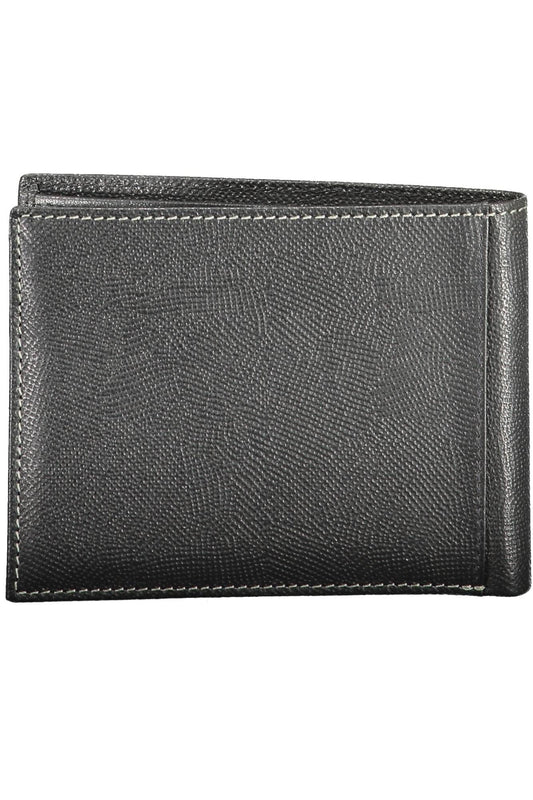 Black Leather Men Wallet