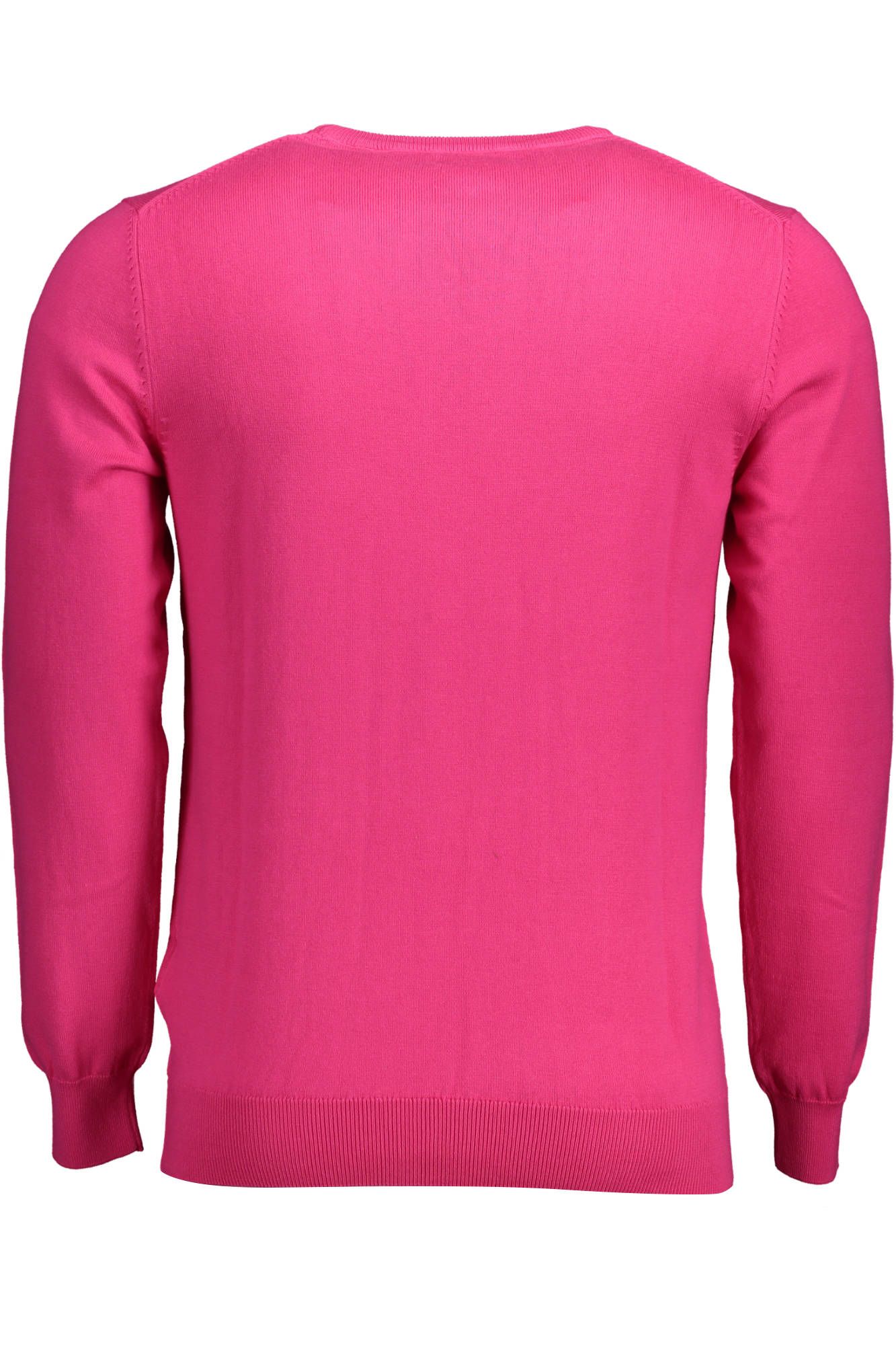 Pink Cotton Men Sweater