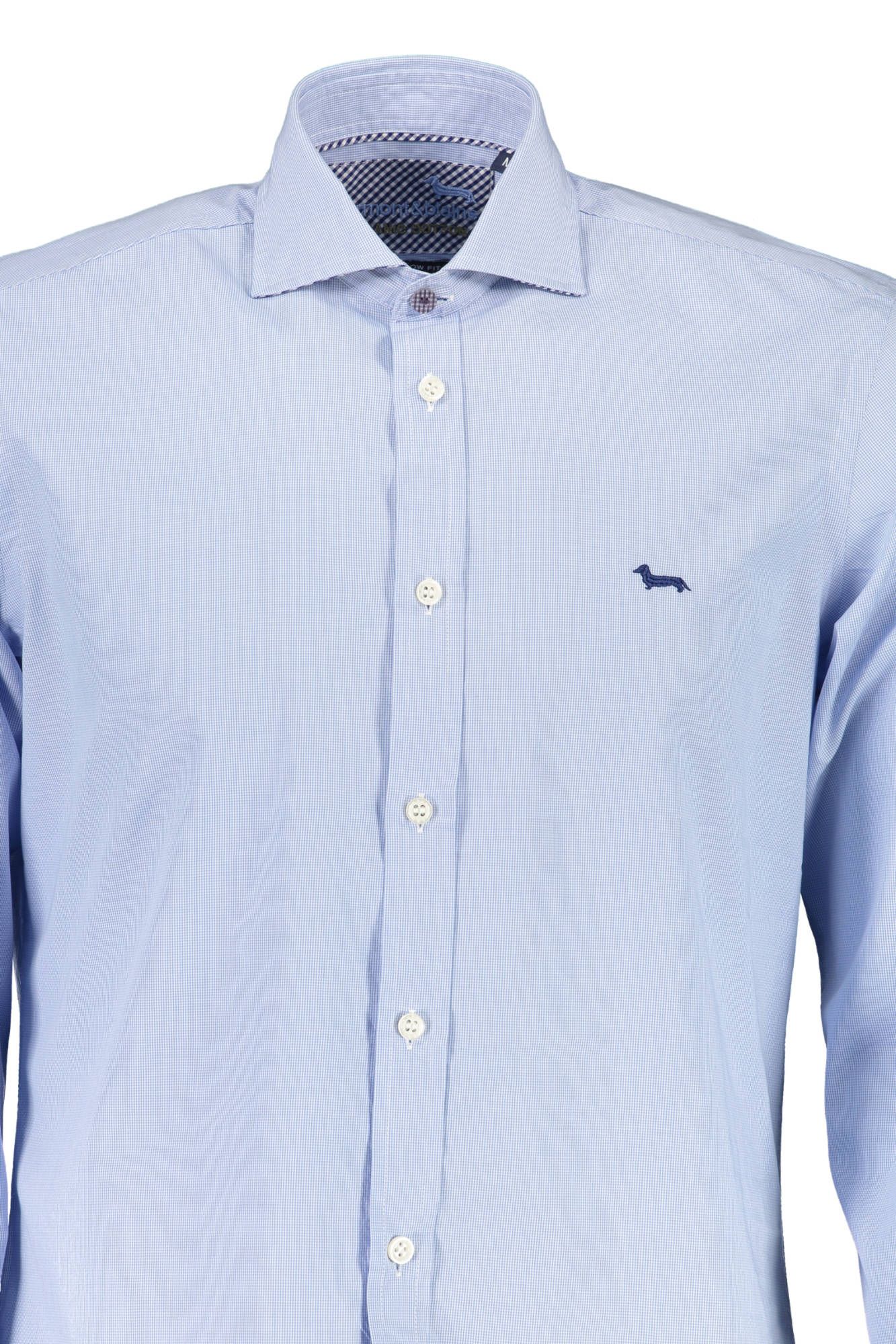 Light Blue Cotton Men Shirt