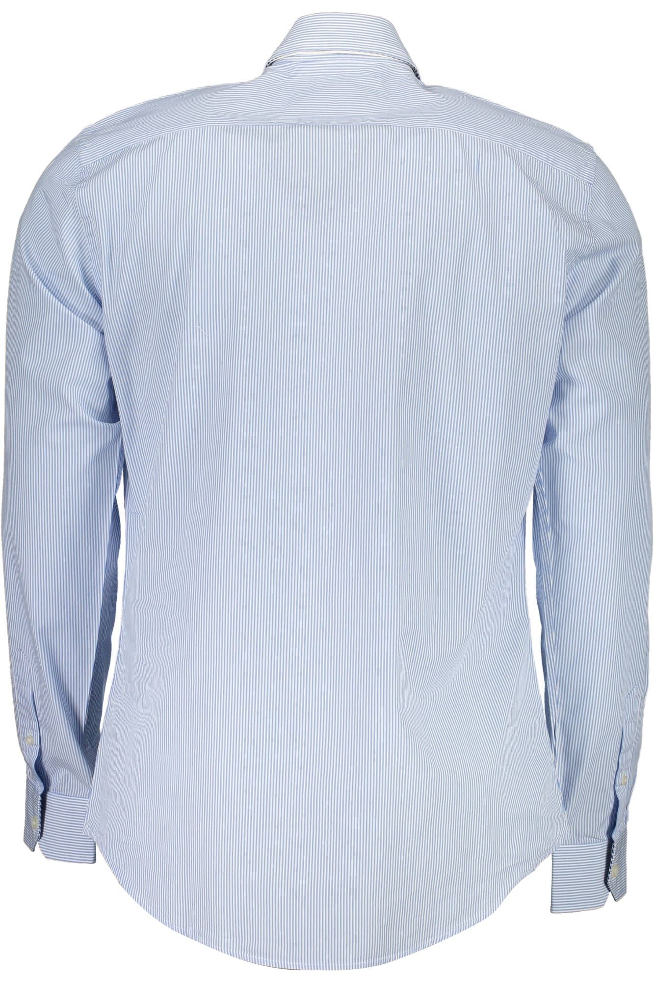 Light Blue Cotton Men Shirt