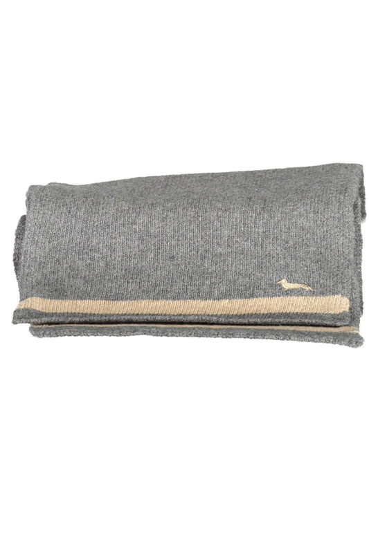 Gray Wool Men Scarf