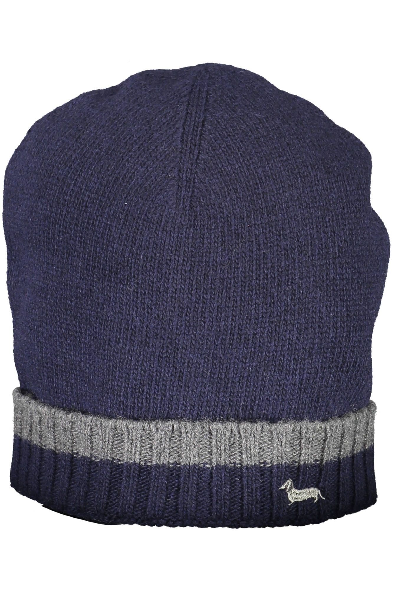 Blue Wool Men Cap