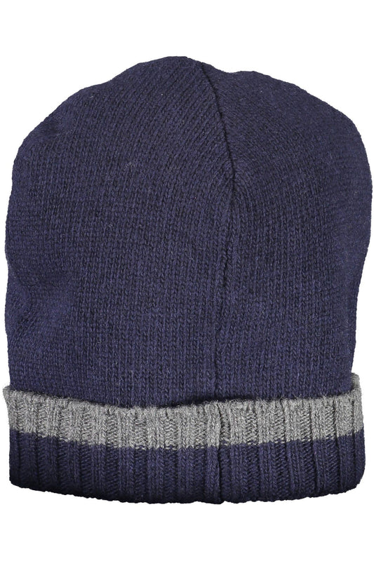 Blue Wool Men Cap