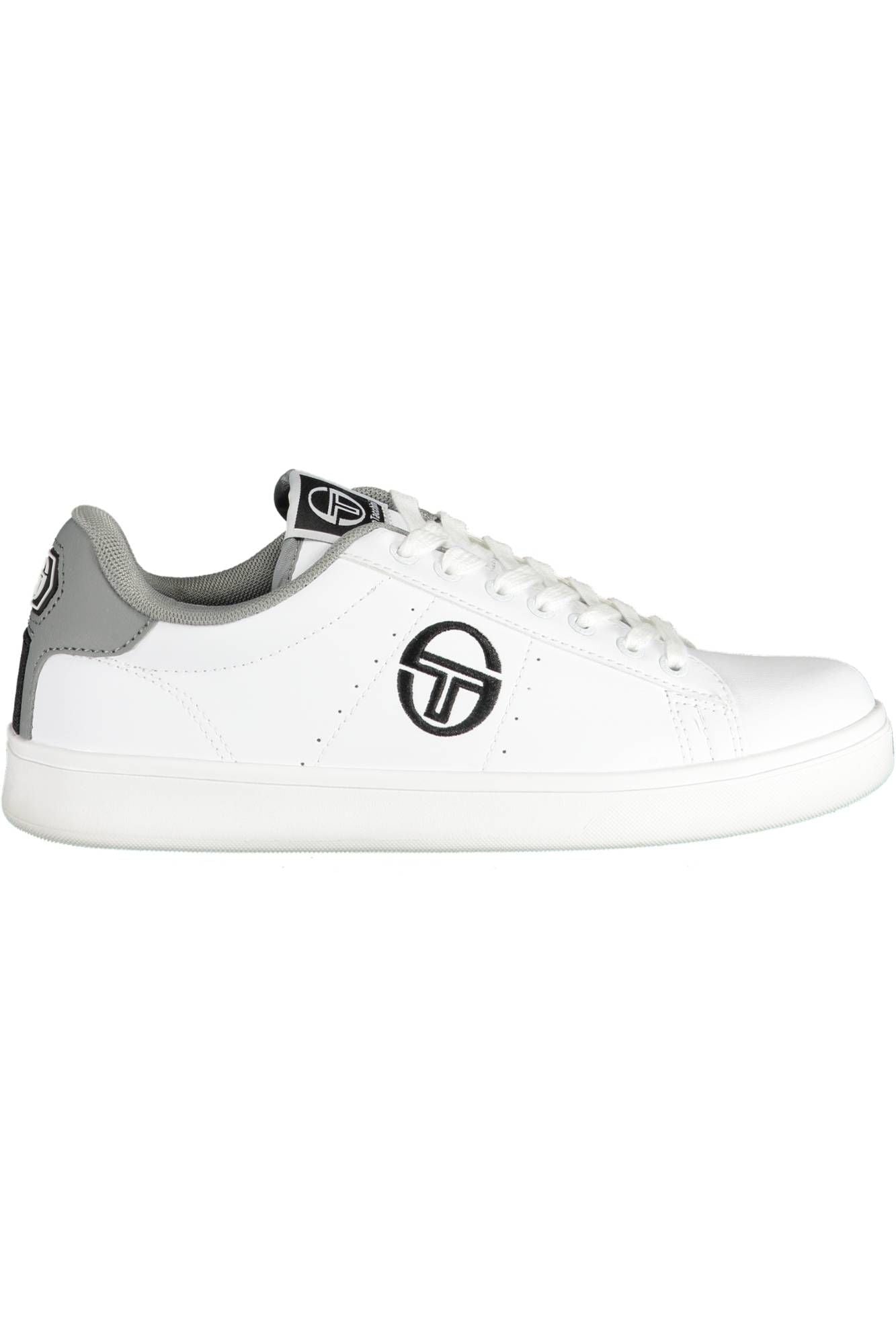 White Polyester Men Sneaker