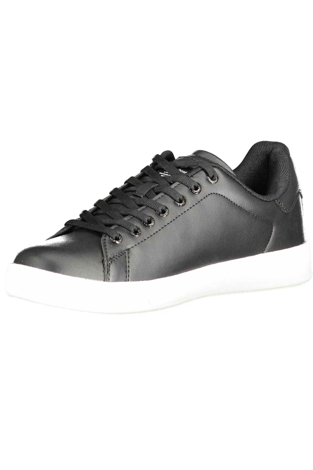Black Polyester Men Sneaker