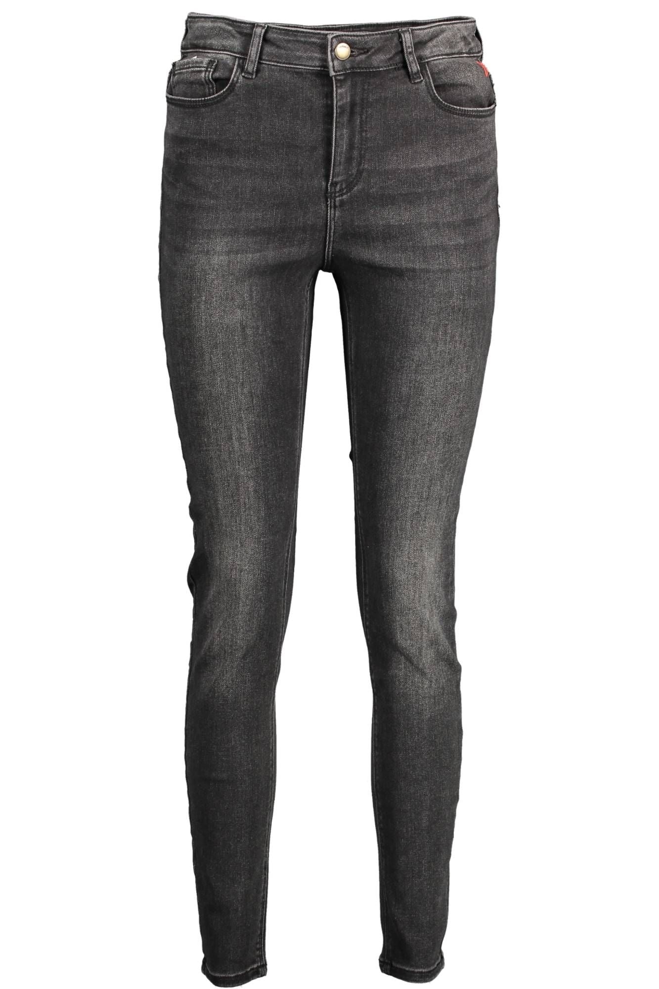 Black Cotton Women Jean