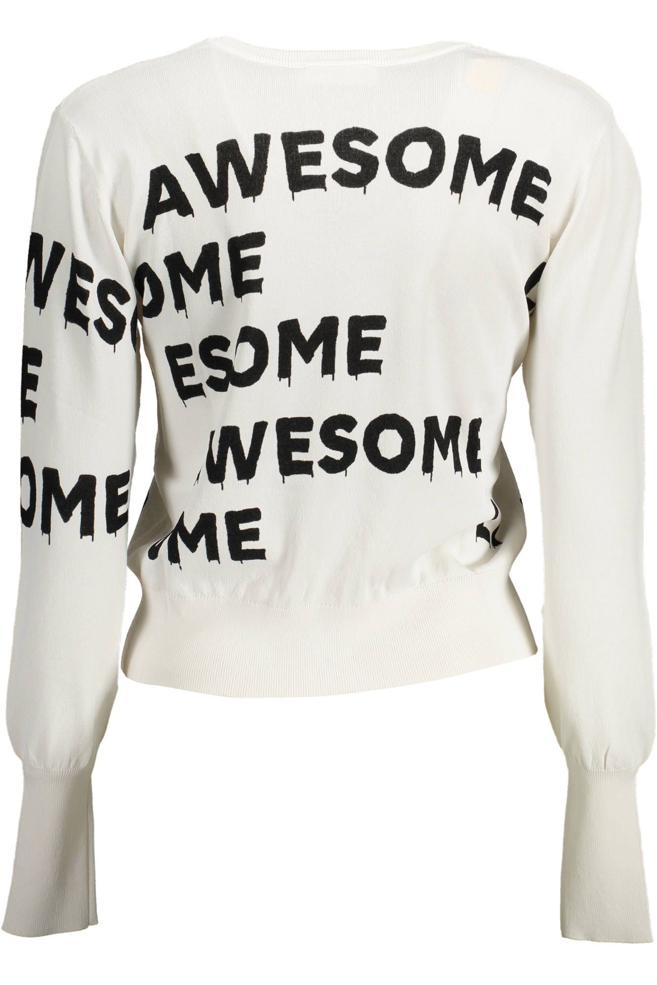 White Viscose Women Sweater