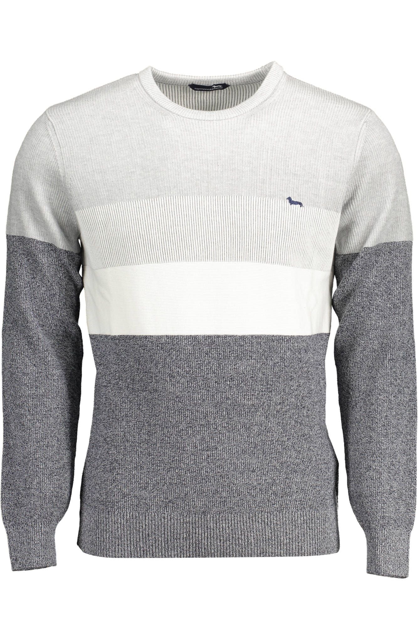 Gray Cotton Men Sweater