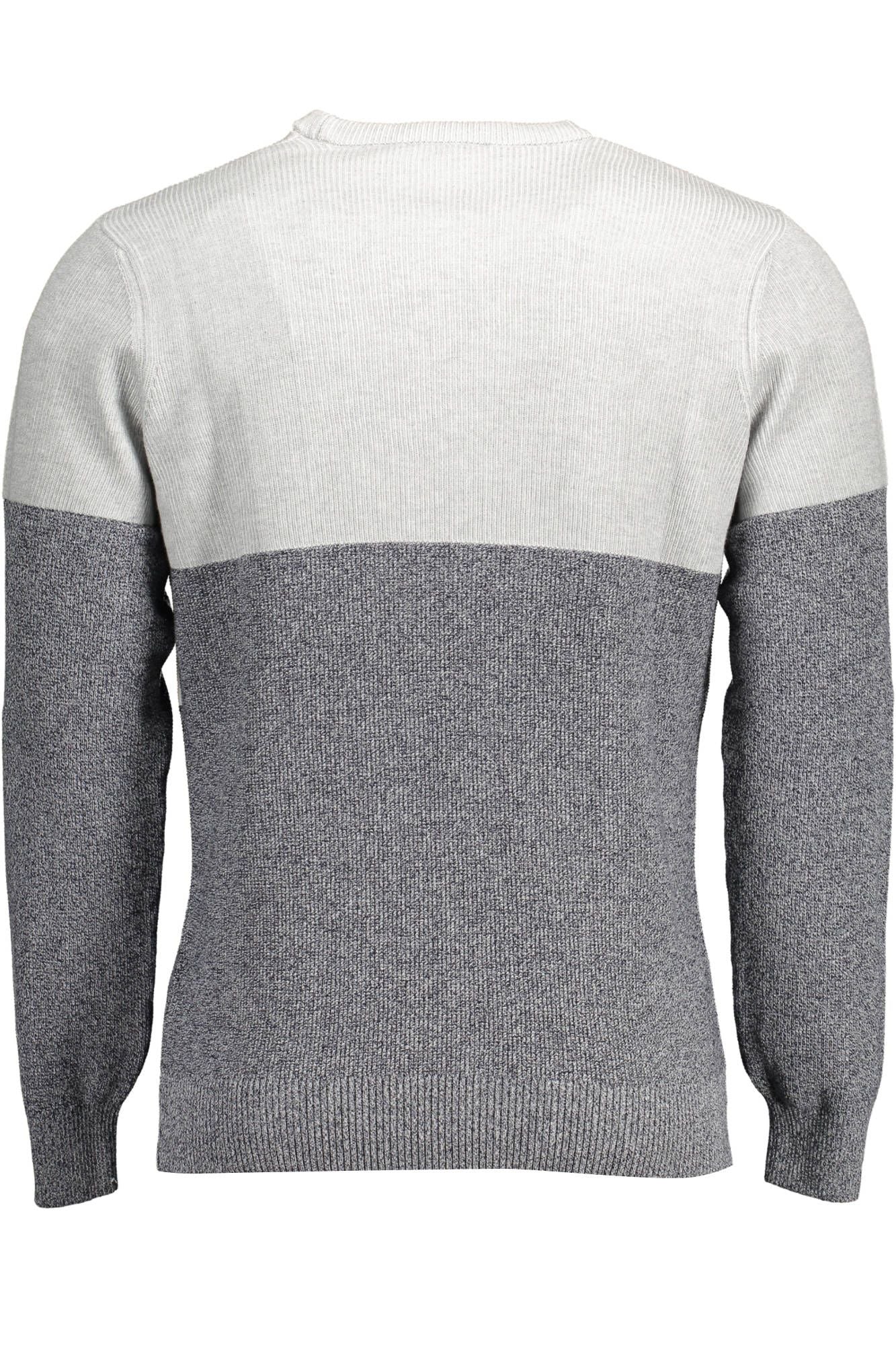 Gray Cotton Men Sweater