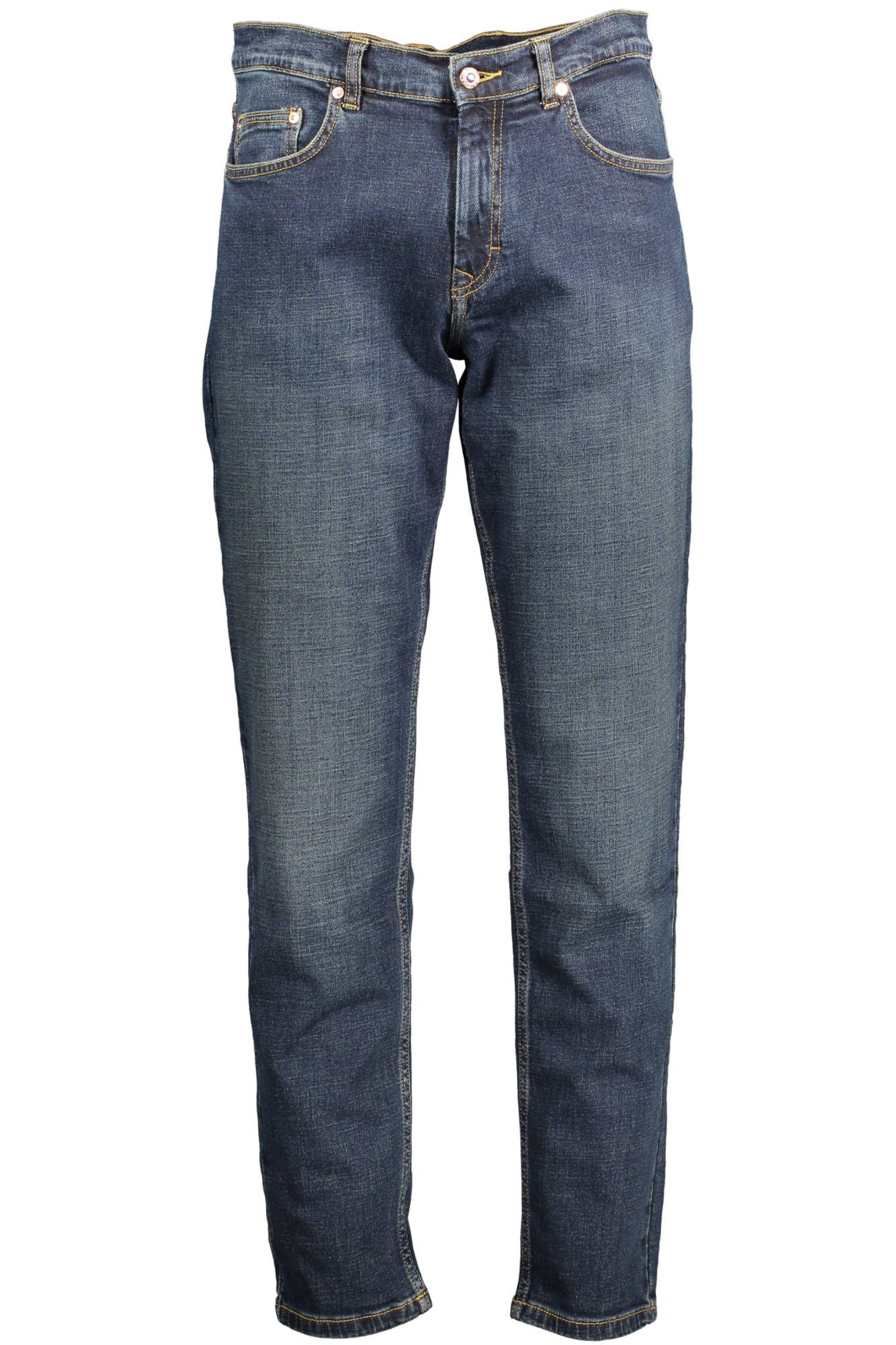 Blue Cotton Men Jeans
