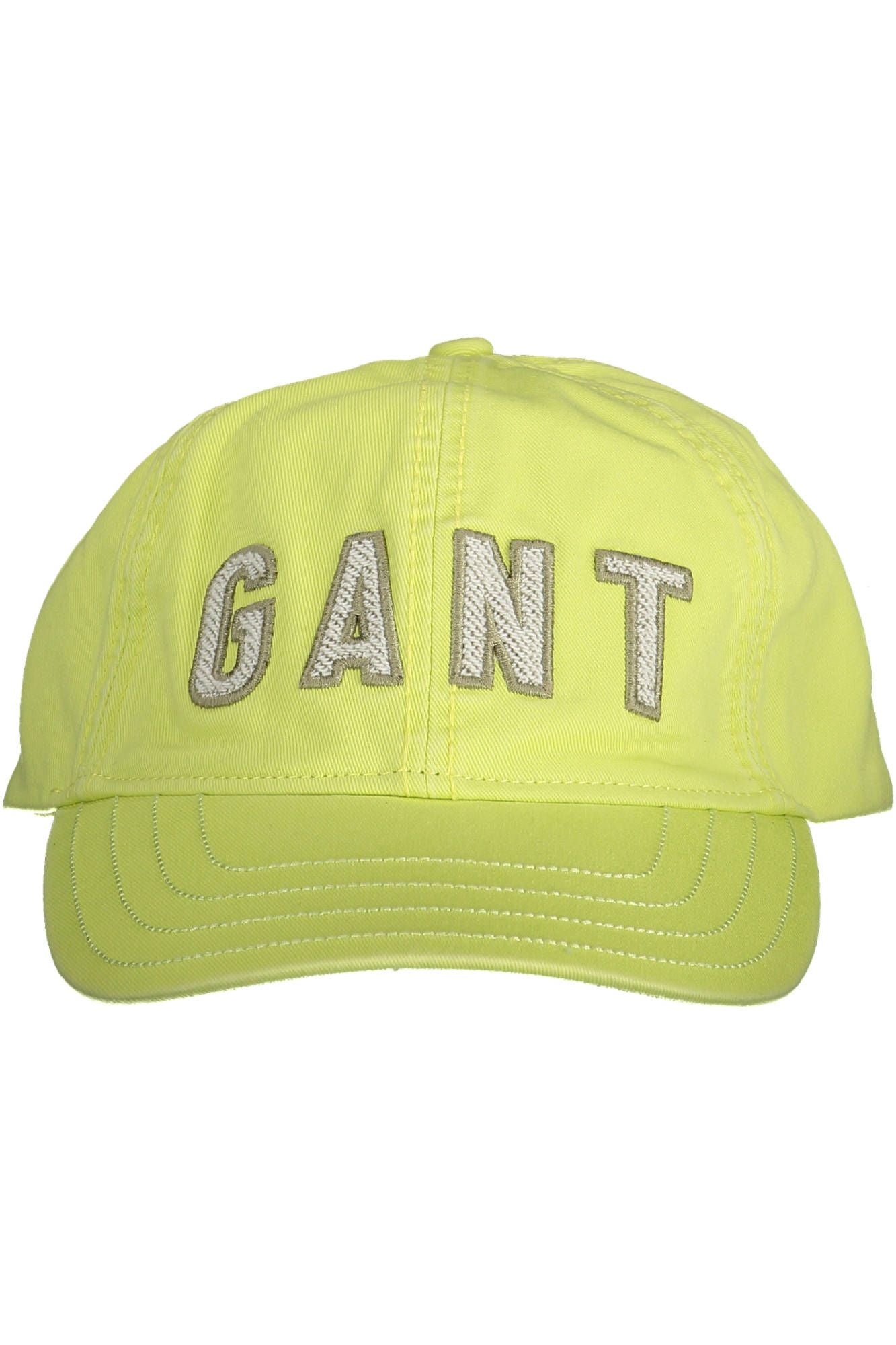 Yellow Cotton Men Hat
