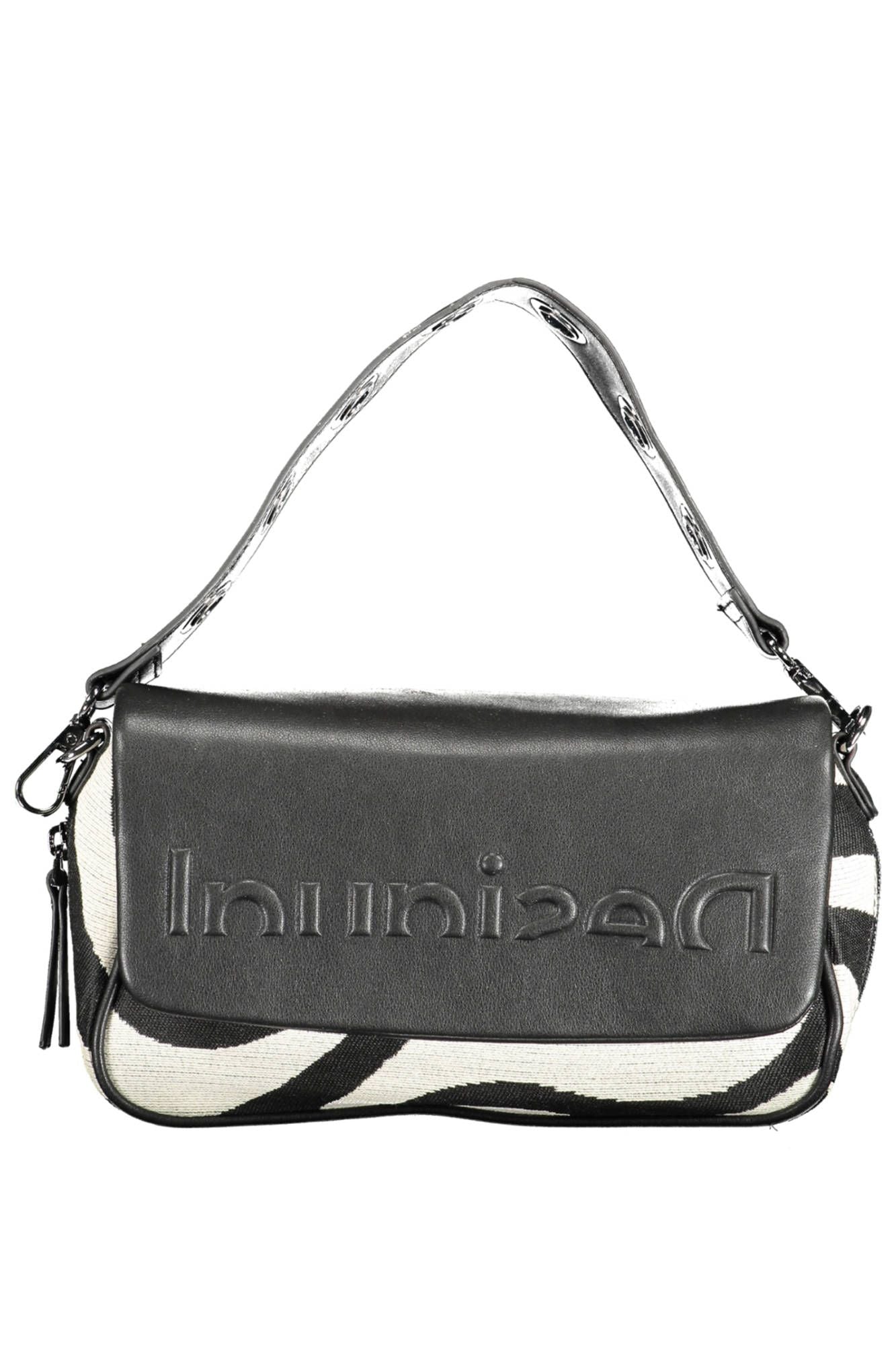 Black Cotton Women Handbag