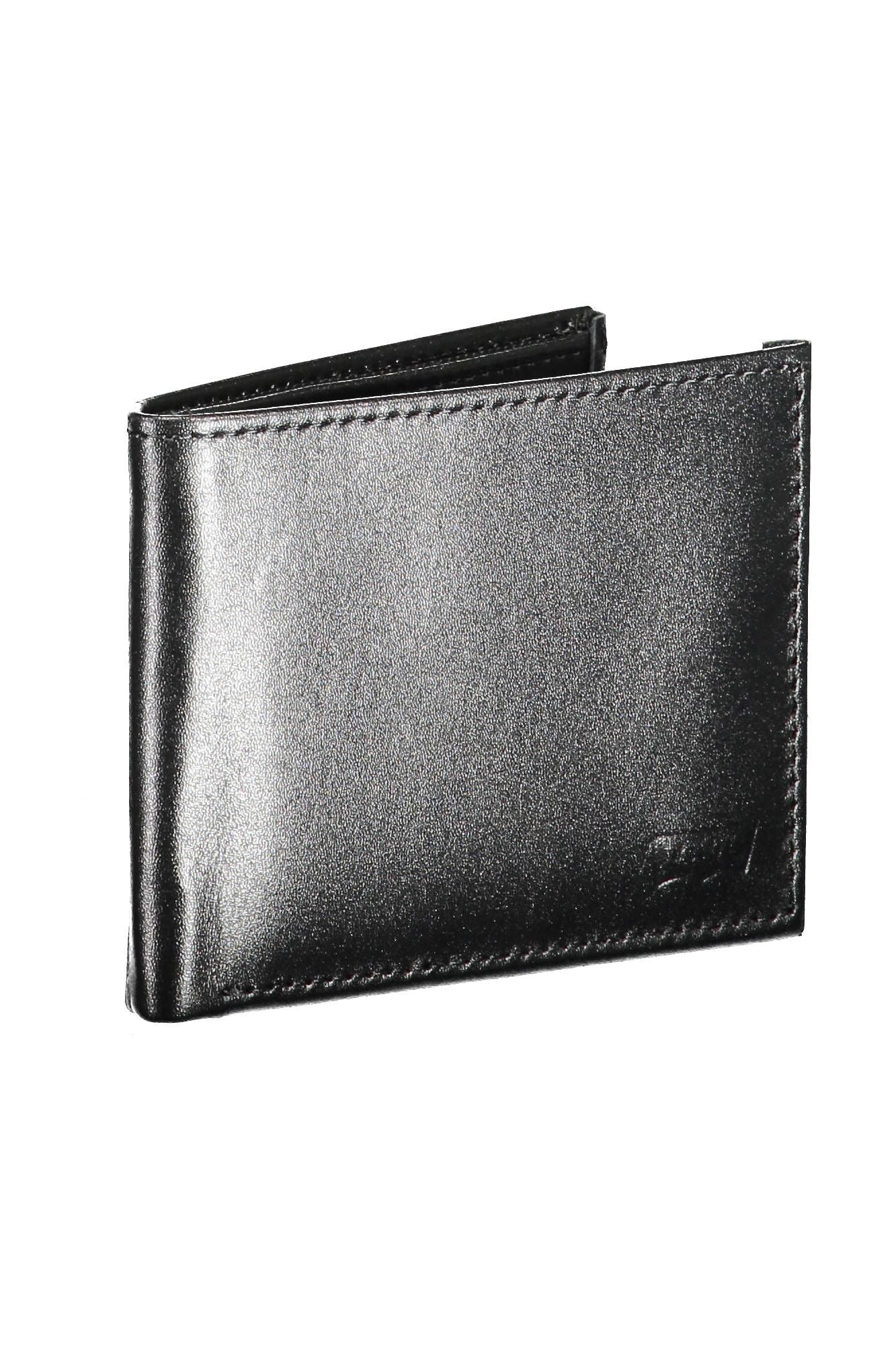Black Leather Men Wallet
