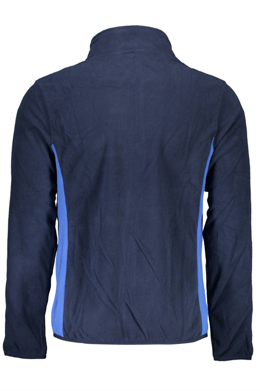 Blue Polyester Men Sweater