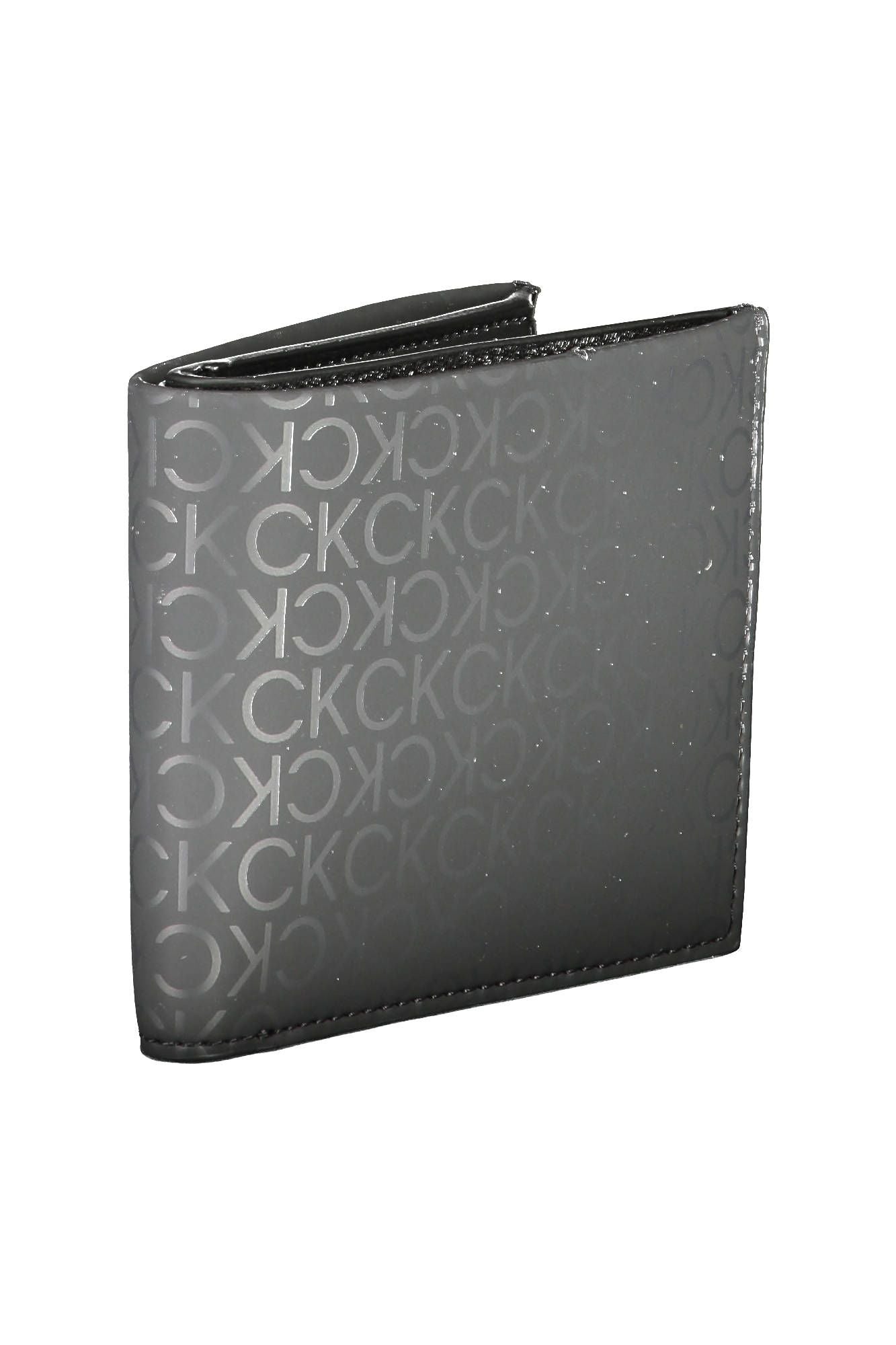 Black Polyurethane Men Wallet