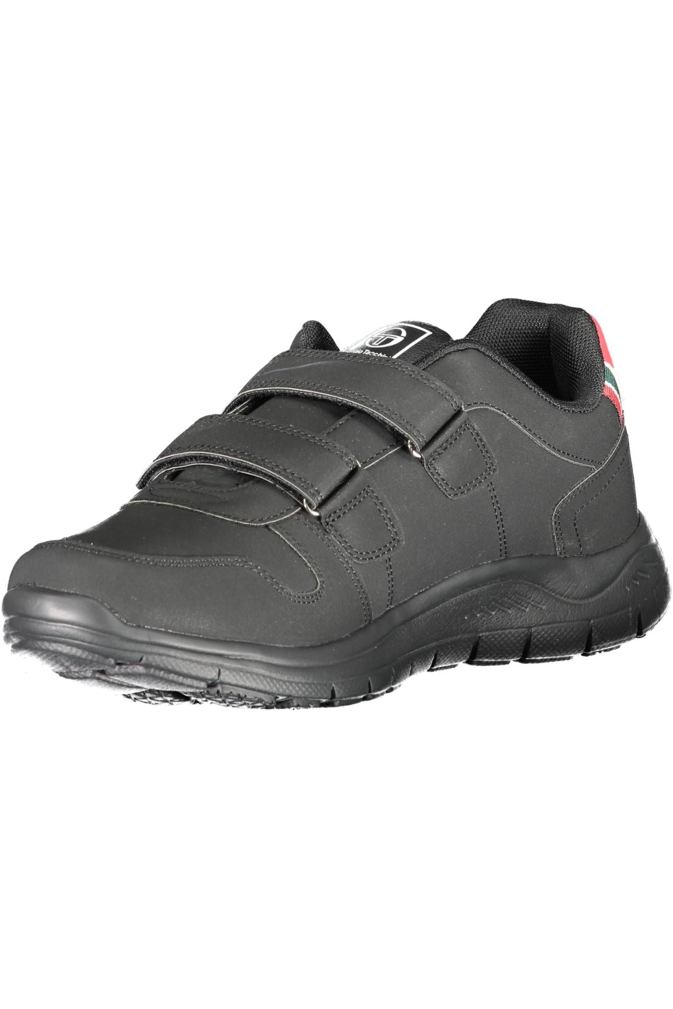 Black Polyester Men Sneaker